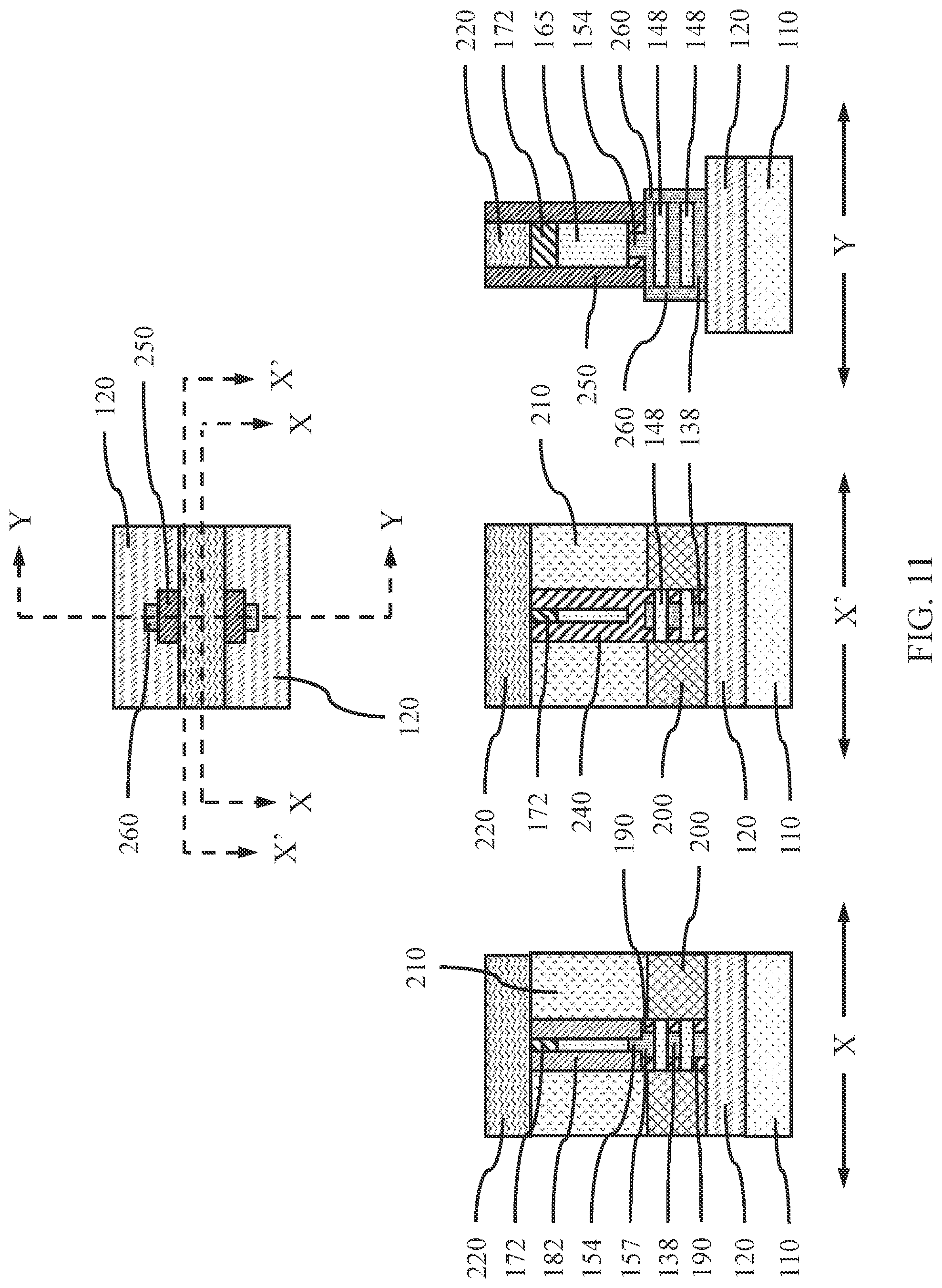 Patent US11777034 Figure 11 – Hybrid complementary field effect transistor device