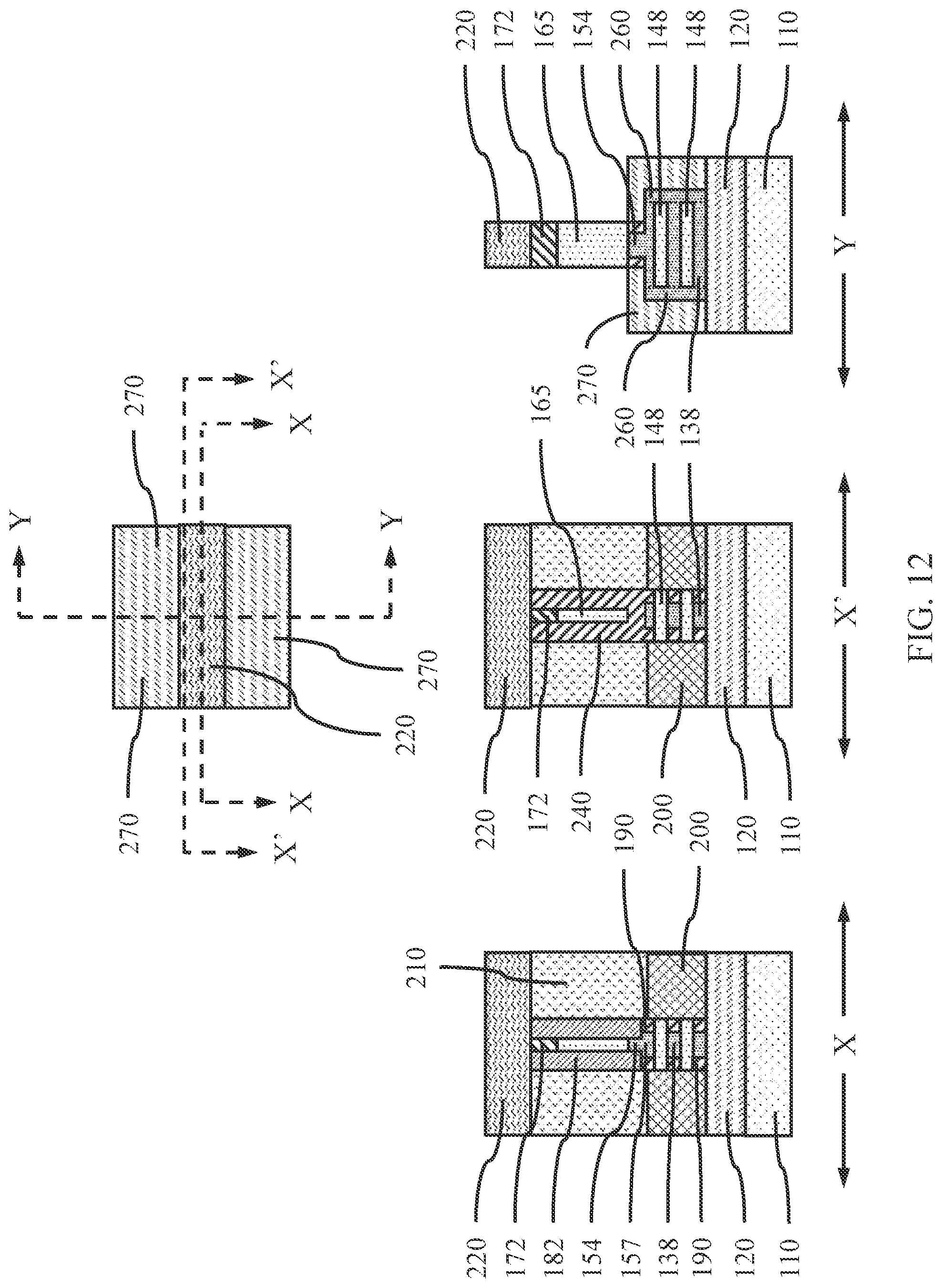 Patent US11777034 Figure 12 – Hybrid complementary field effect transistor device