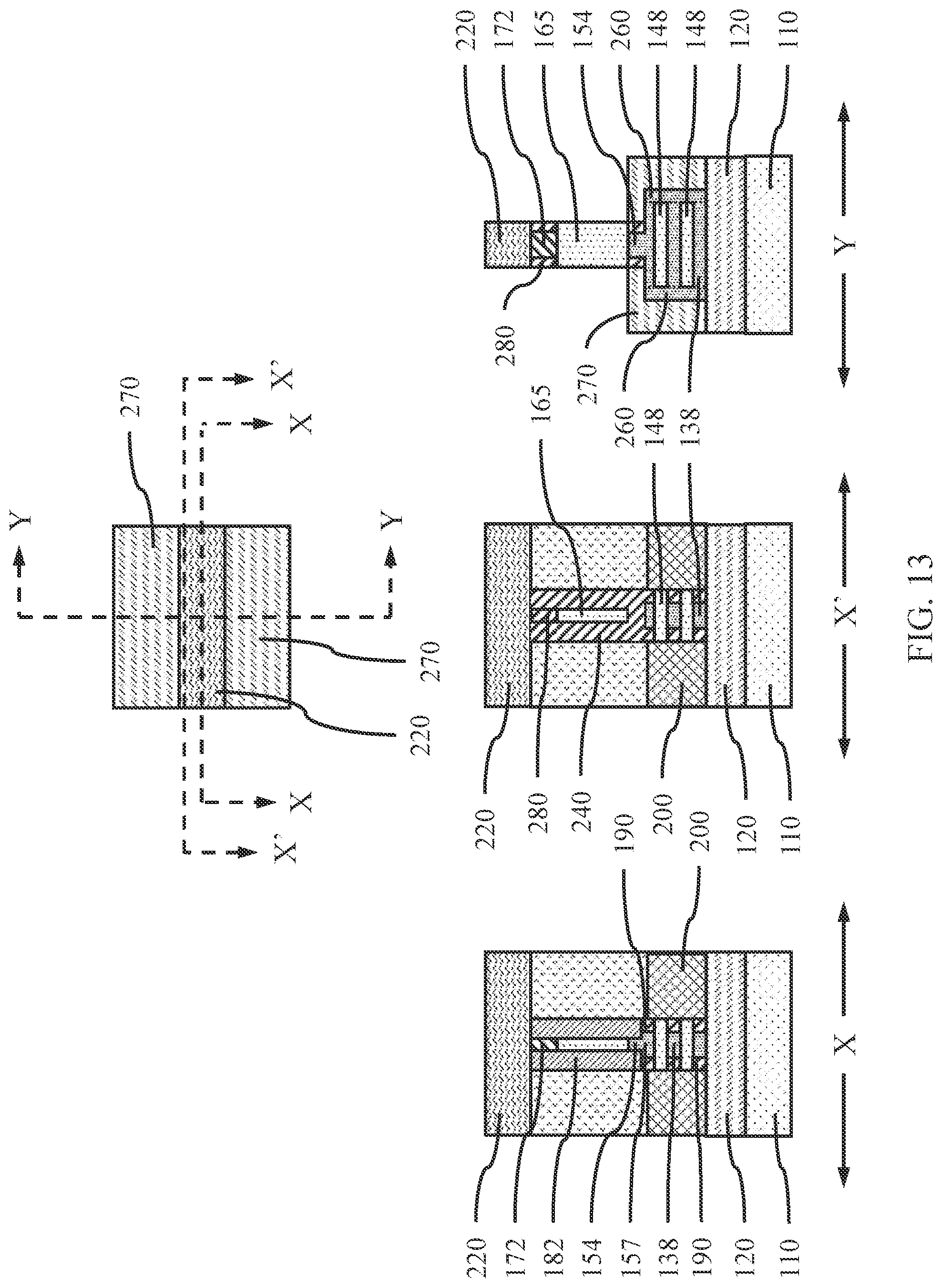 Patent US11777034 Figure 13 – Hybrid complementary field effect transistor device