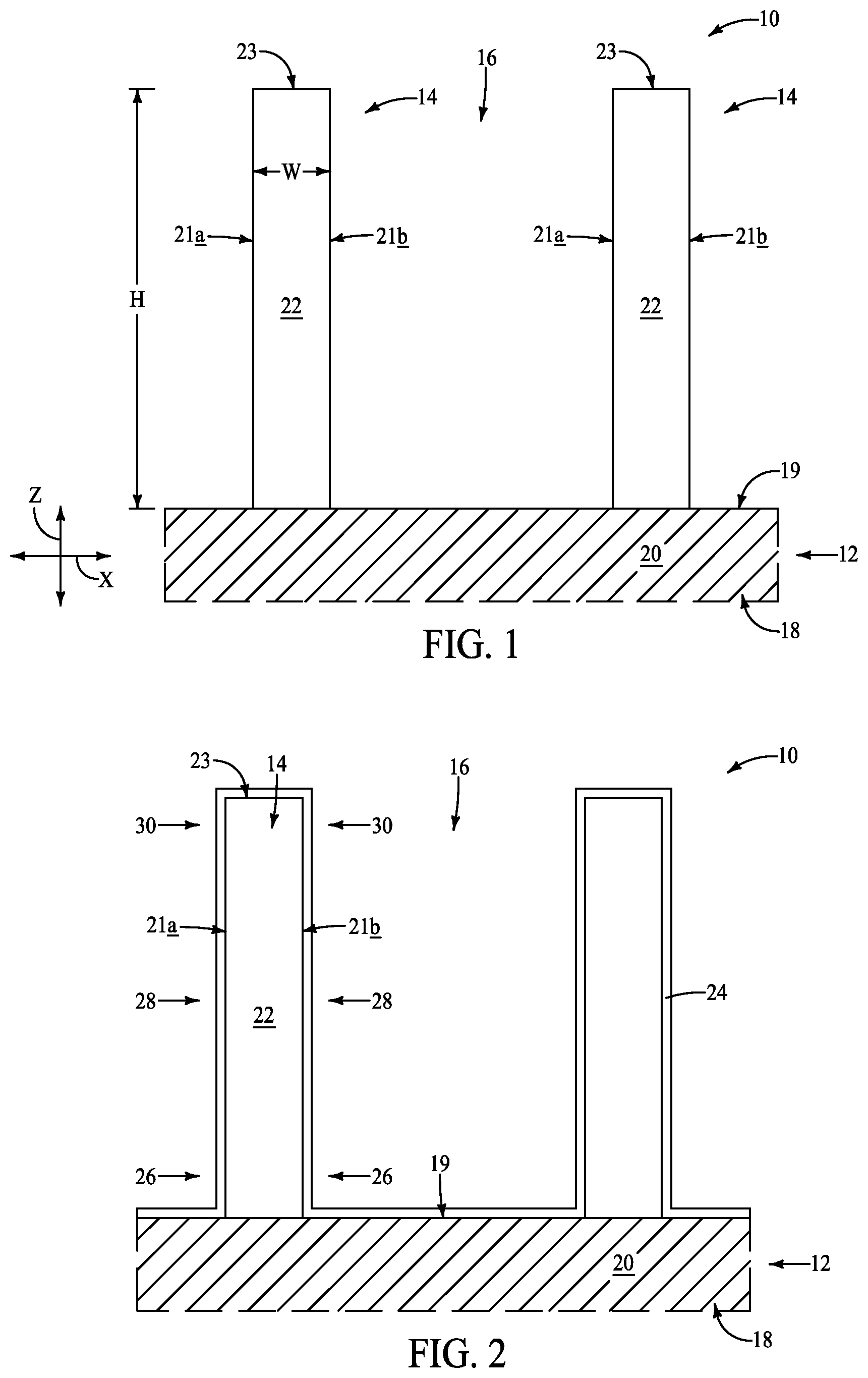 Patent US11777036 Figure 1 – Integrated assemblies and methods of forming integrated assemblies