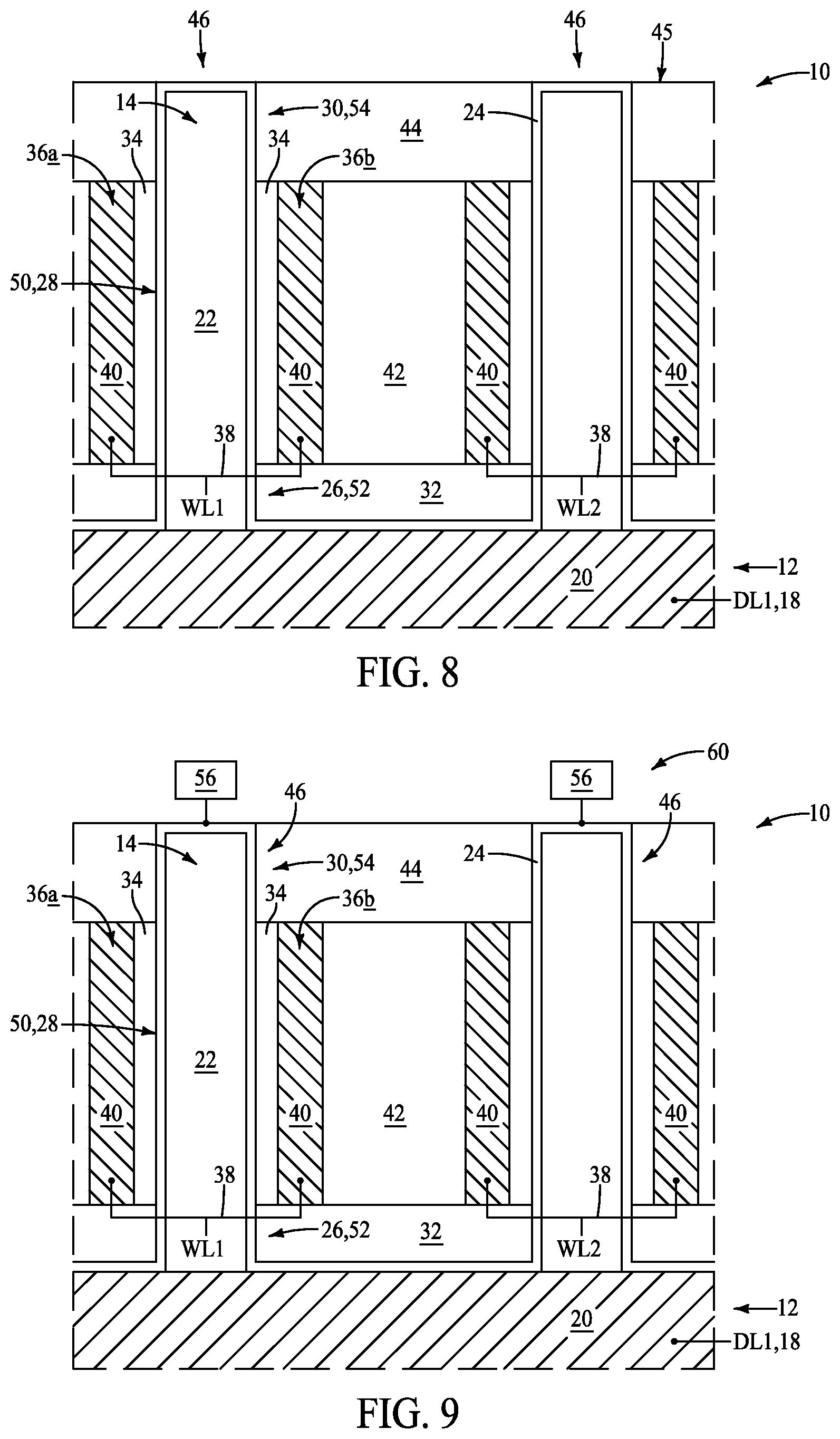 Patent US11777036 Figure 5 – Integrated assemblies and methods of forming integrated assemblies