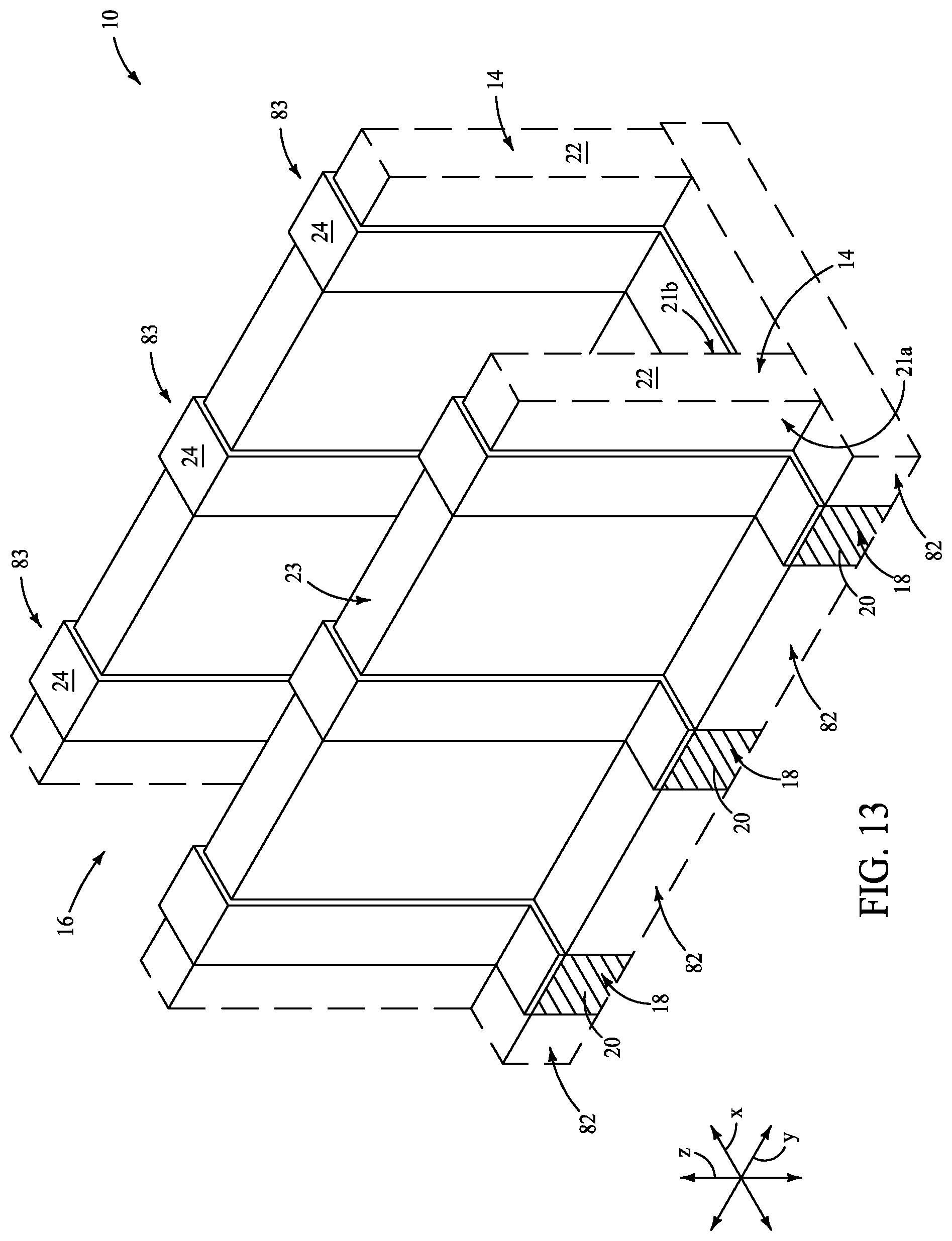 Patent US11777036 Figure 10 – Integrated assemblies and methods of forming integrated assemblies