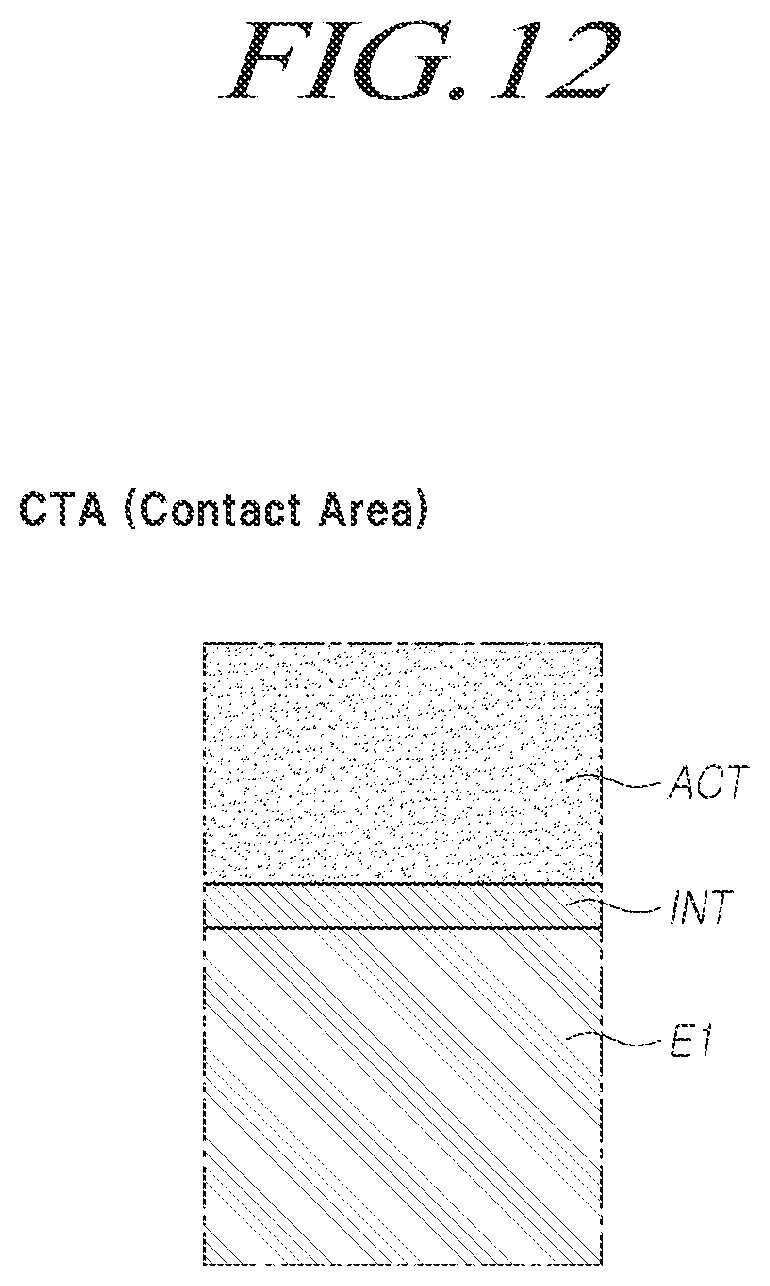 Patent US11777037 Figure 12 – Transistor having vertical structure and electric device