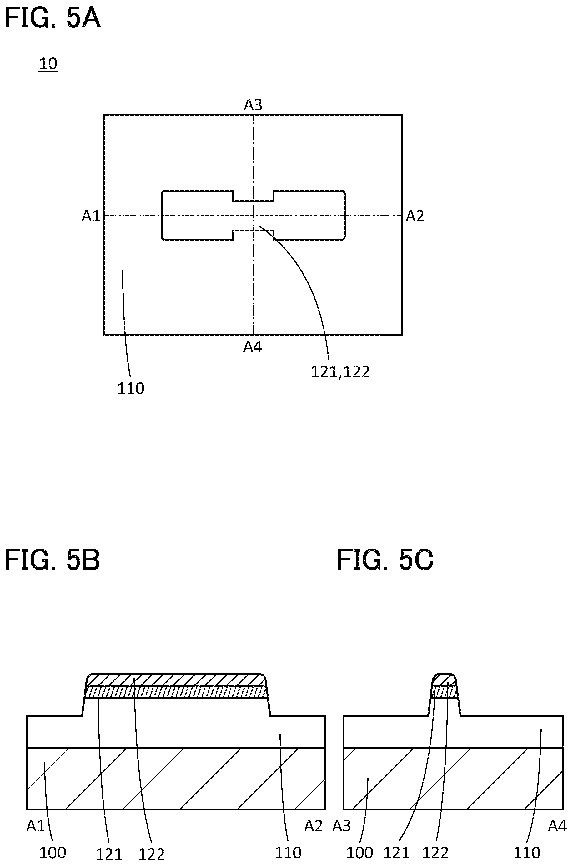Patent US11777038 Figure 5 – Semiconductor device, method for manufacturing the same, and electronic device