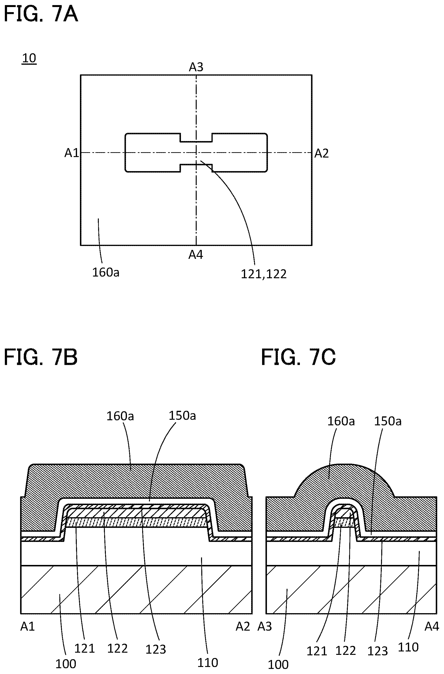 Patent US11777038 Figure 7 – Semiconductor device, method for manufacturing the same, and electronic device
