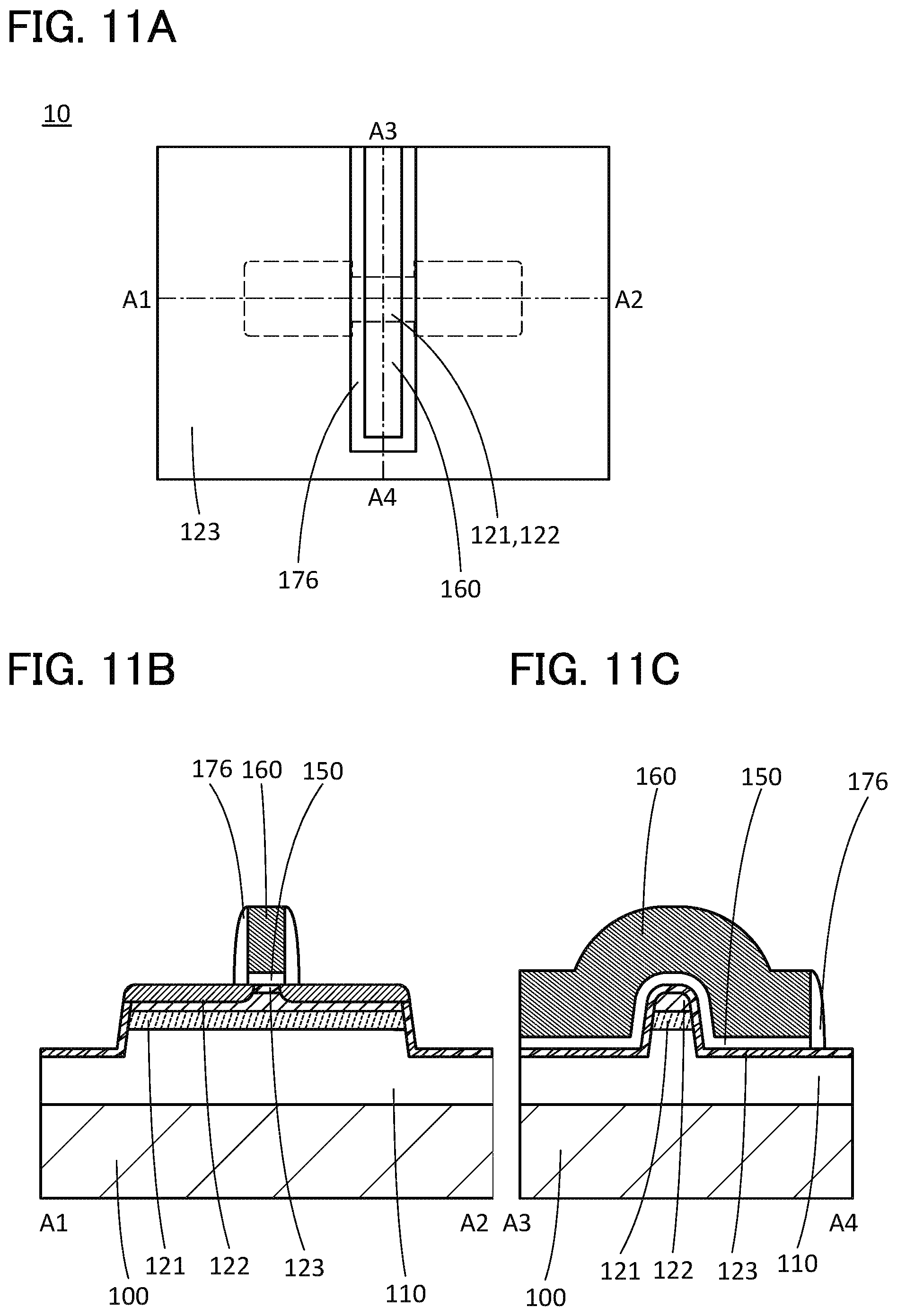 Patent US11777038 Figure 11 – Semiconductor device, method for manufacturing the same, and electronic device