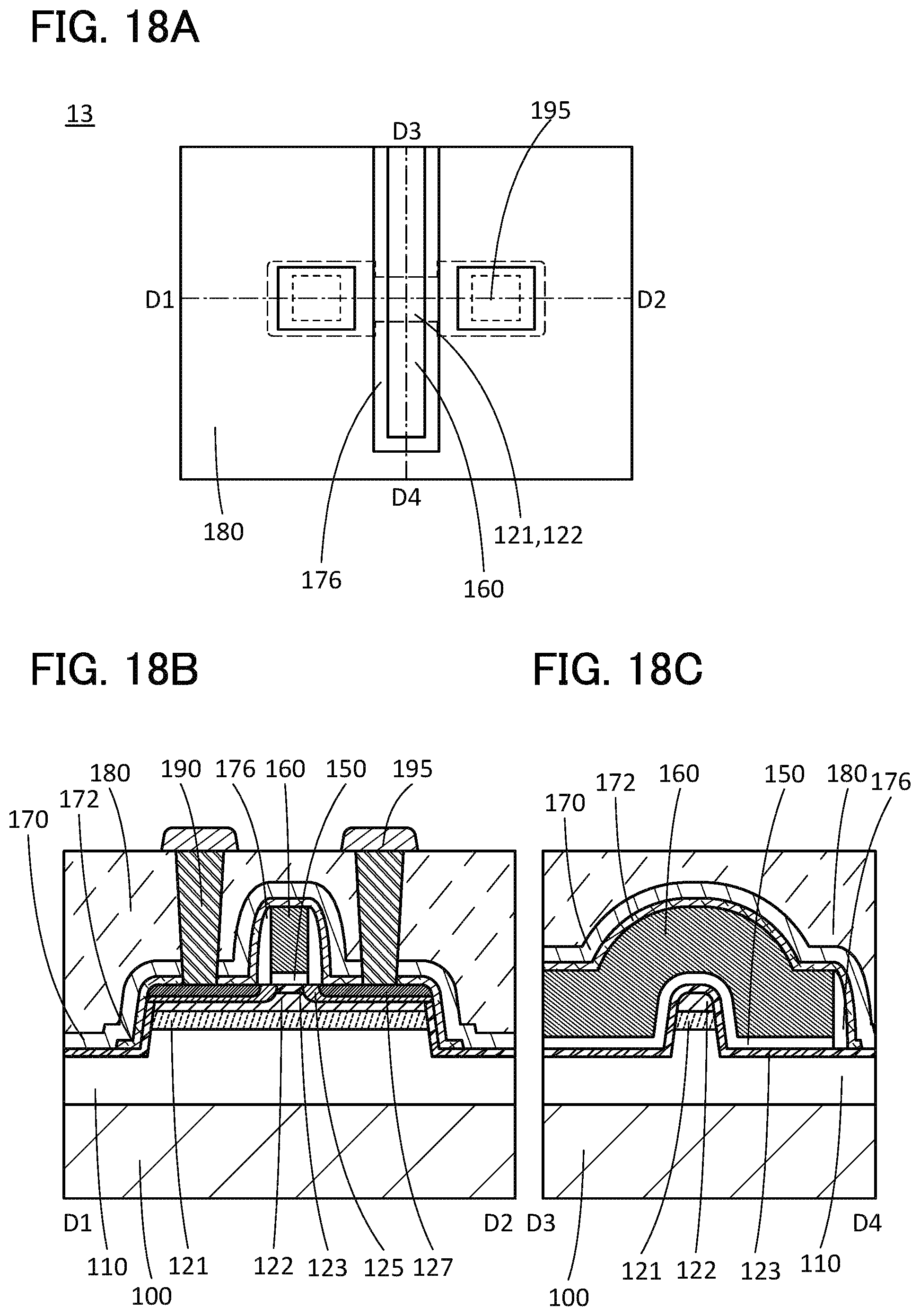 Patent US11777038 Figure 18 – Semiconductor device, method for manufacturing the same, and electronic device