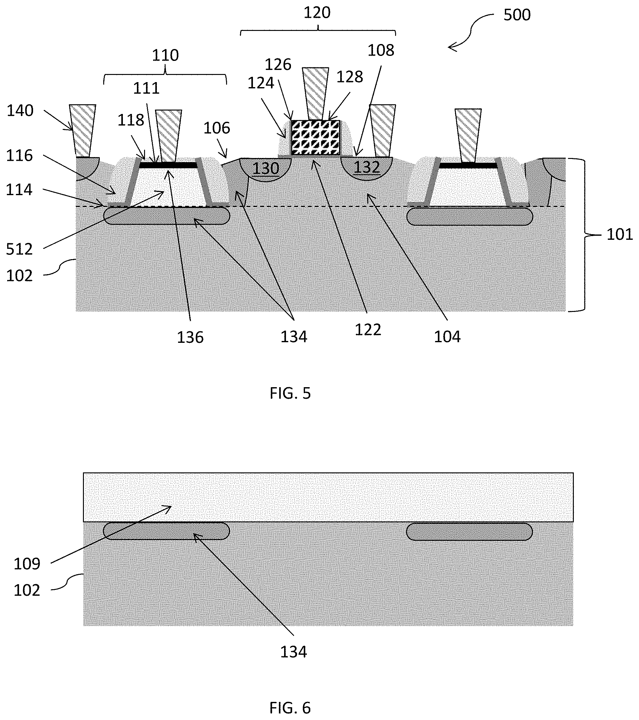 Patent US11777043 Figure 3 – Photodetectors with substrate extensions adjacent photodiodes