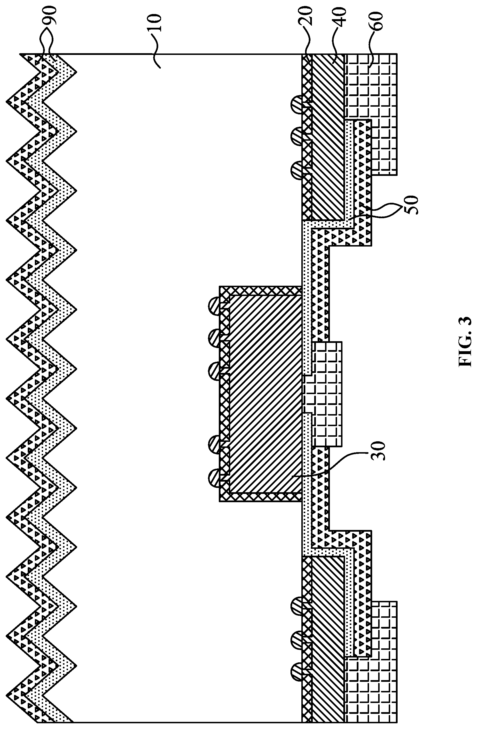 Patent US11777045 Figure 3 – Back contact structure and selective contact region buried solar cell comprising the same