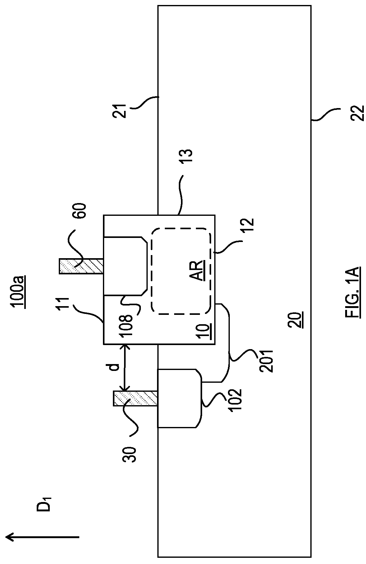 Patent US11777049 Figure 1 – Photo-detecting apparatus with low dark current