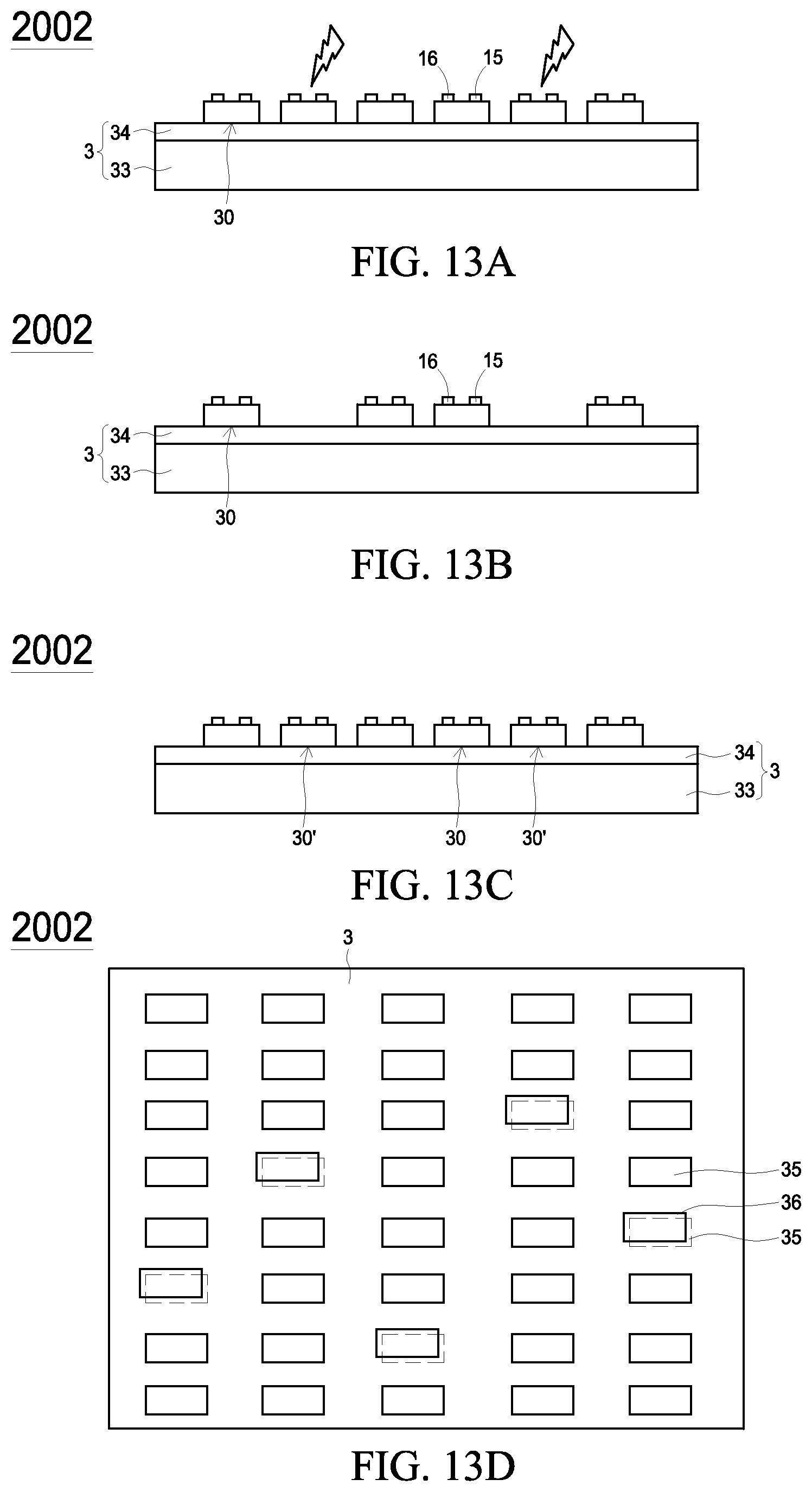 Patent US11777052 Figure 13 – Method of repairing the light emitting device