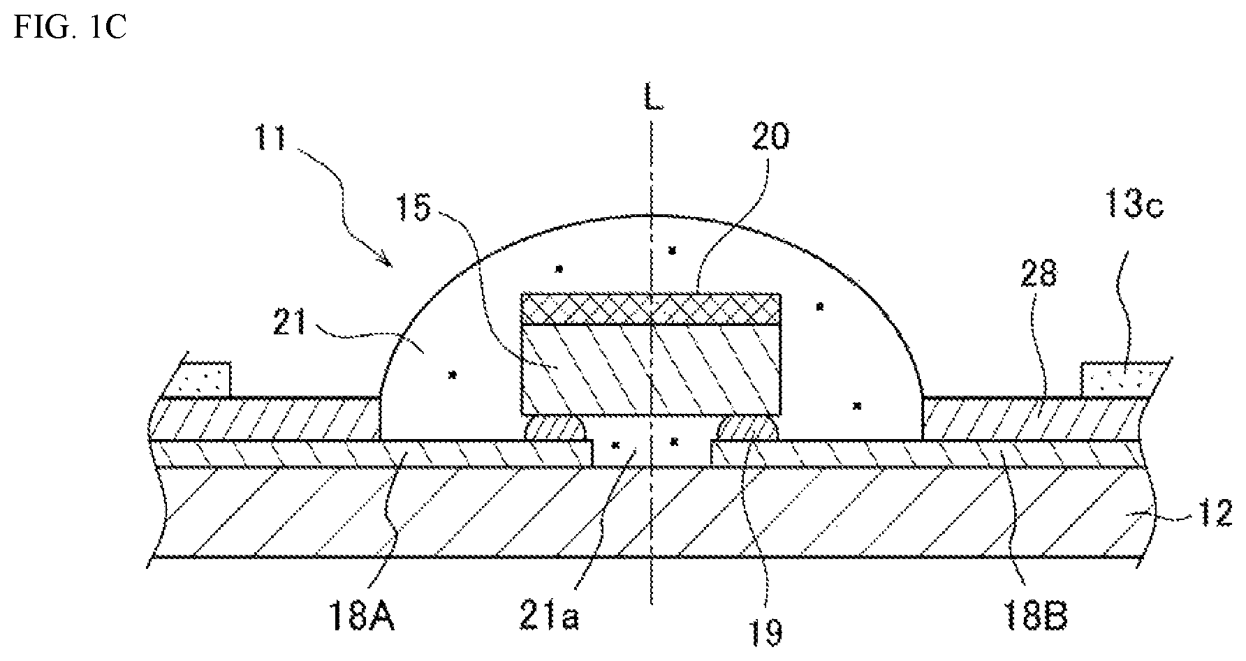 Patent US11777055 Figure 2 – Light emitting device