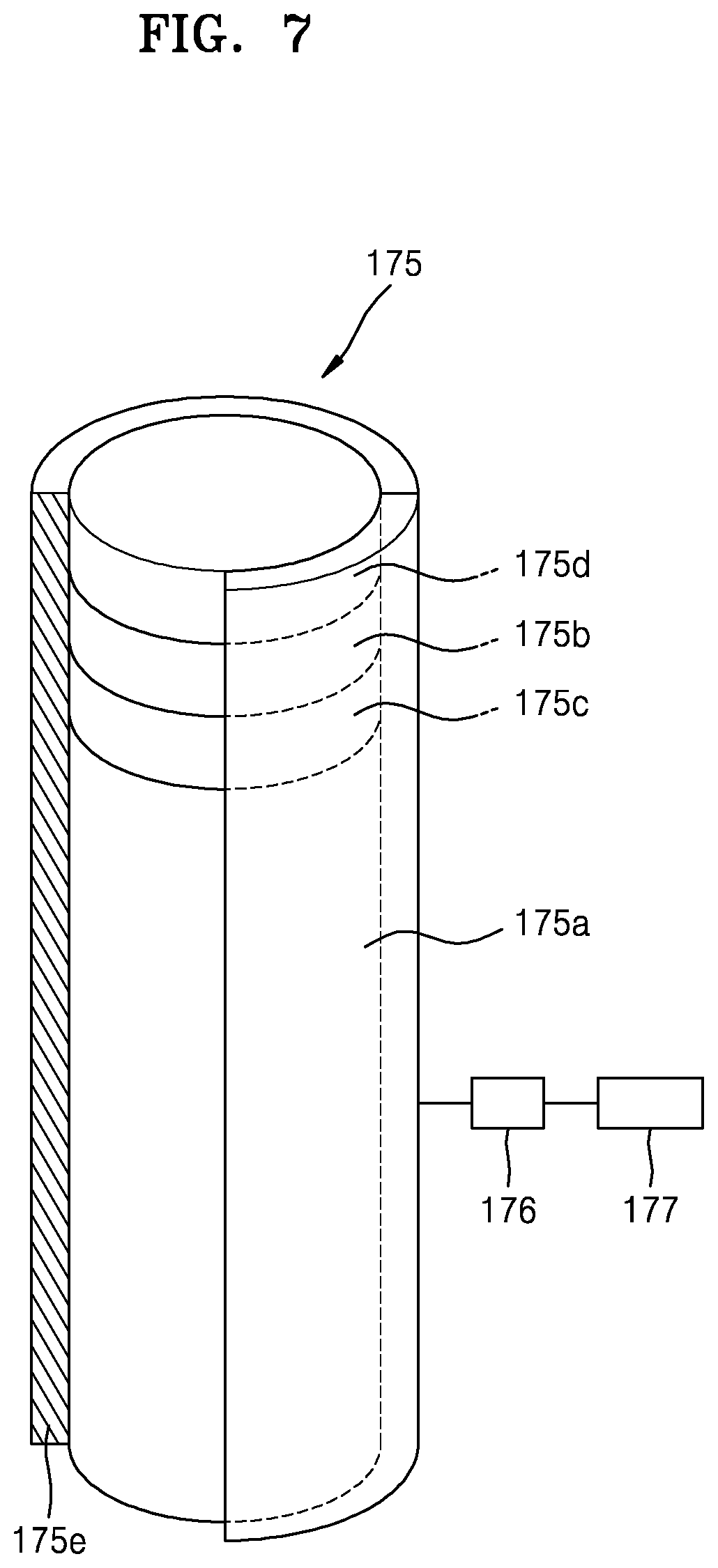 Patent US11777058 Figure 7 – Light-emitting device and display apparatus including the same