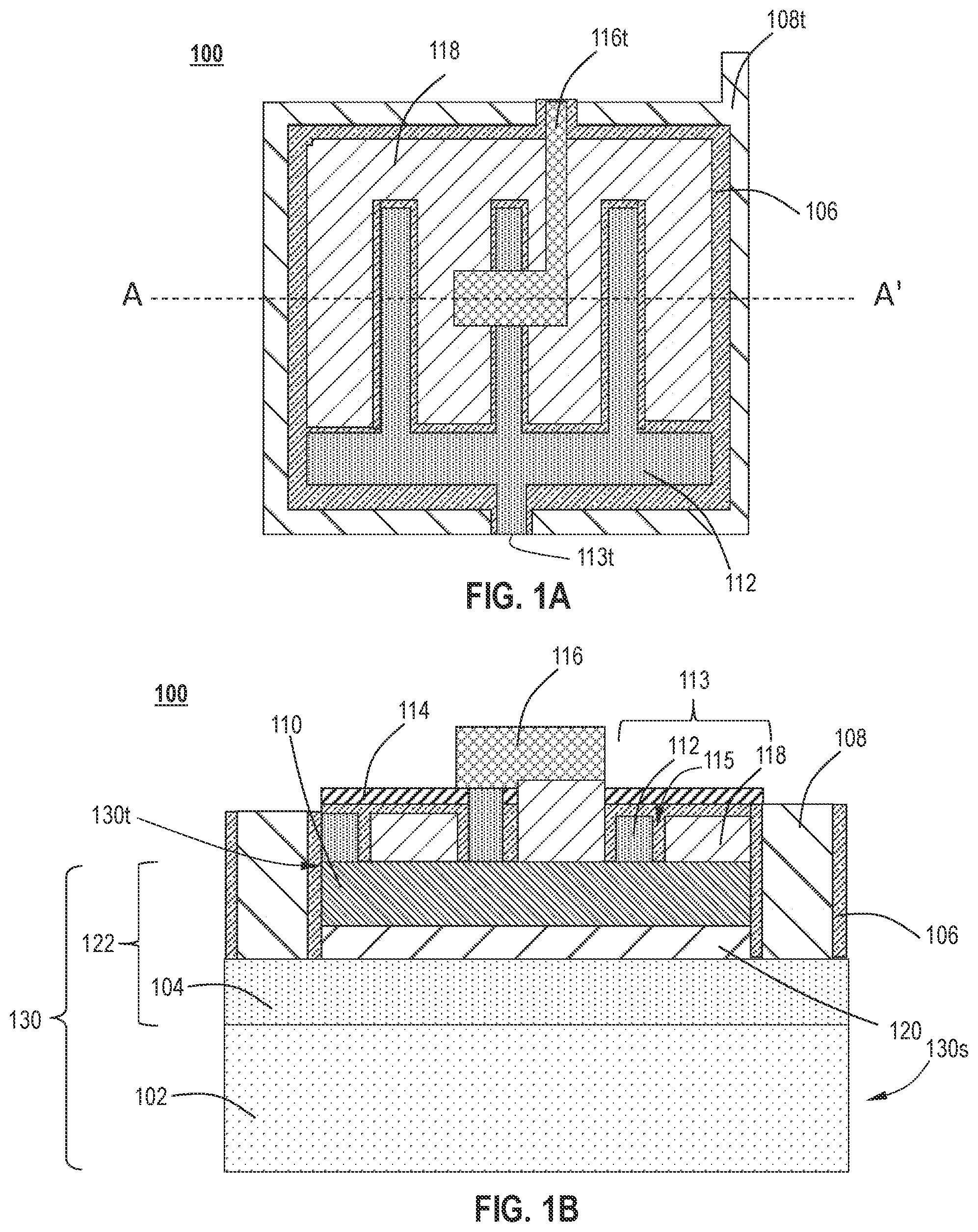 Patent US11777061 Figure 1 – Light emitting diode device with tunable emission