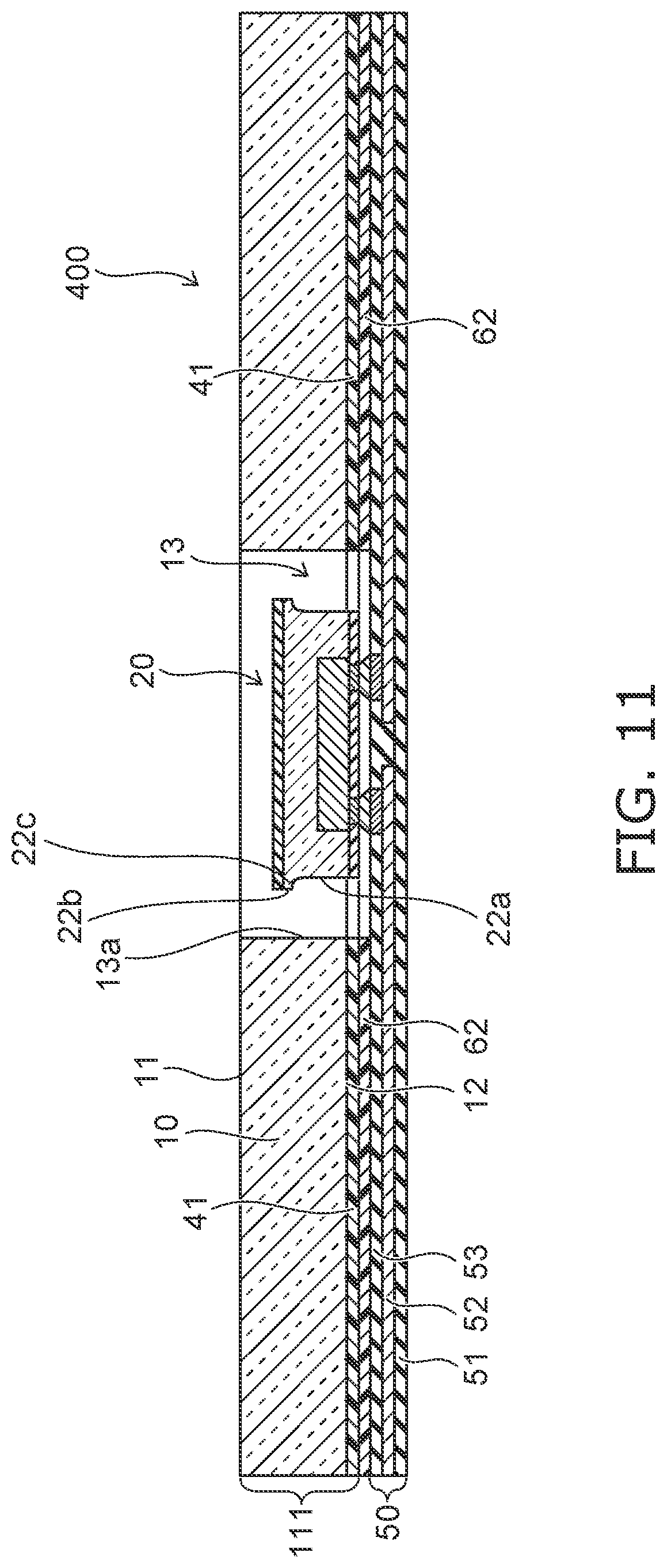 Patent US11777063 Figure 11 – Method for manufacturing planar light source, planar light source, and light source