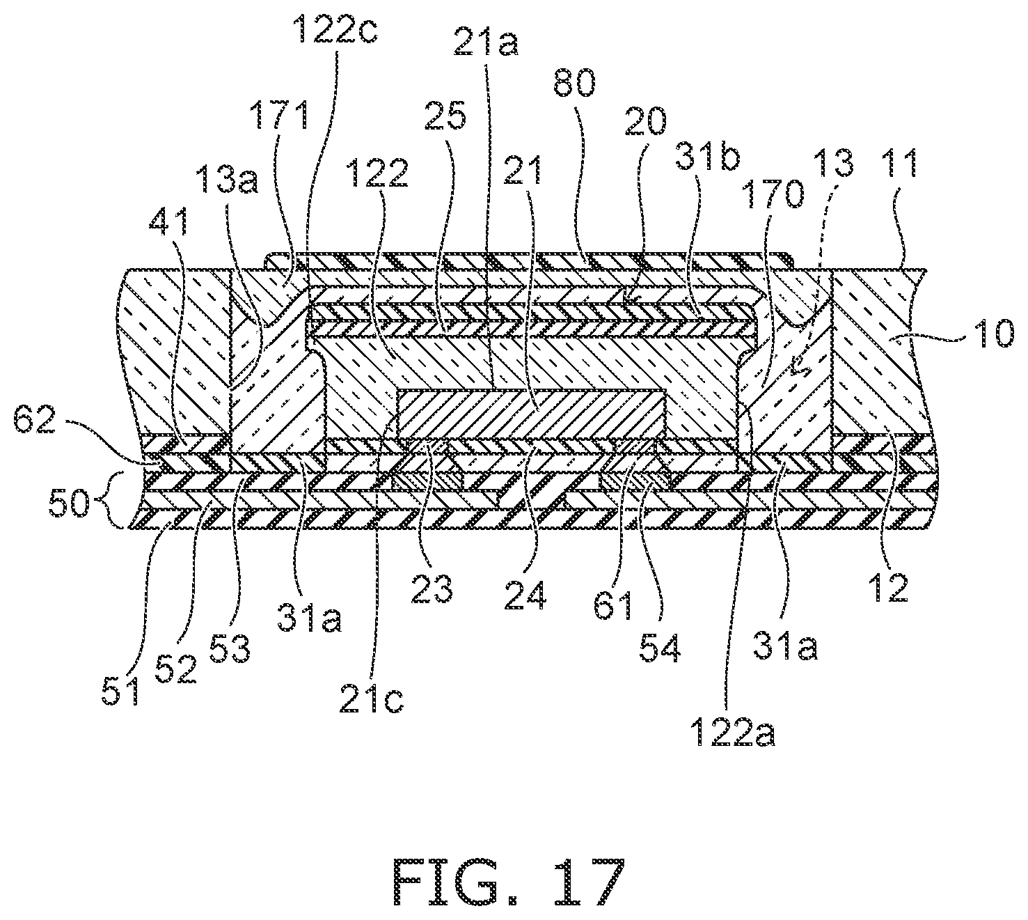 Patent US11777063 Figure 17 – Method for manufacturing planar light source, planar light source, and light source
