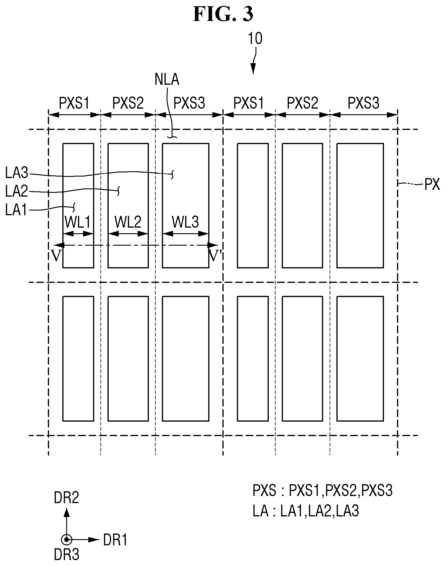 Patent US11777064 Figure 3 – Display device and method of repairing display device