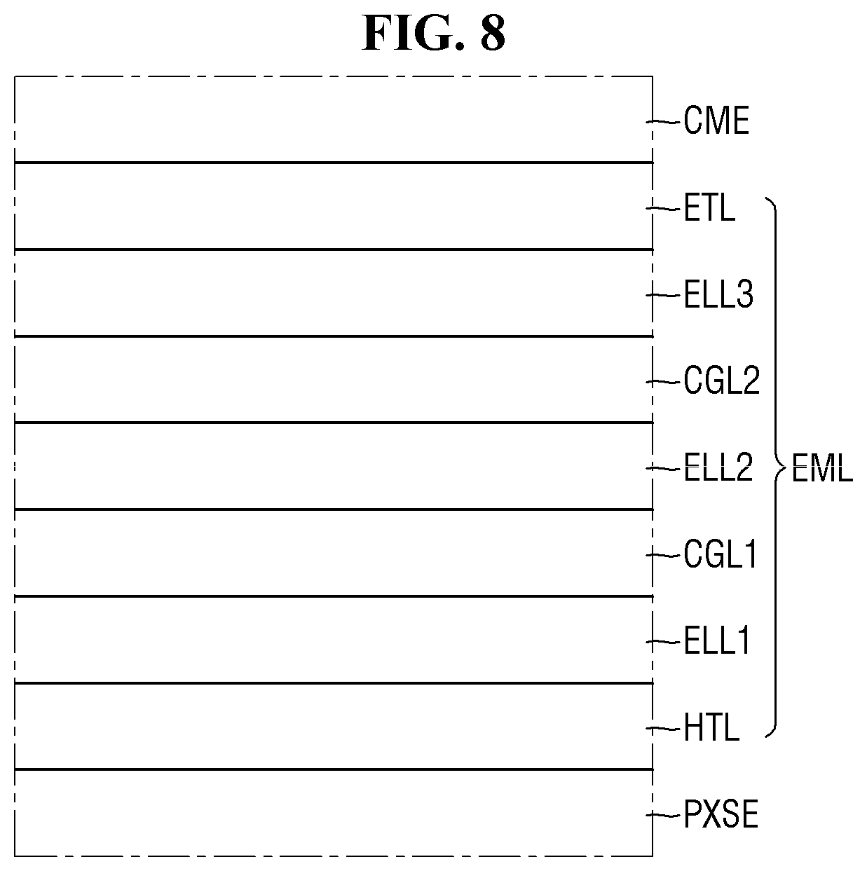 Patent US11777064 Figure 8 – Display device and method of repairing display device