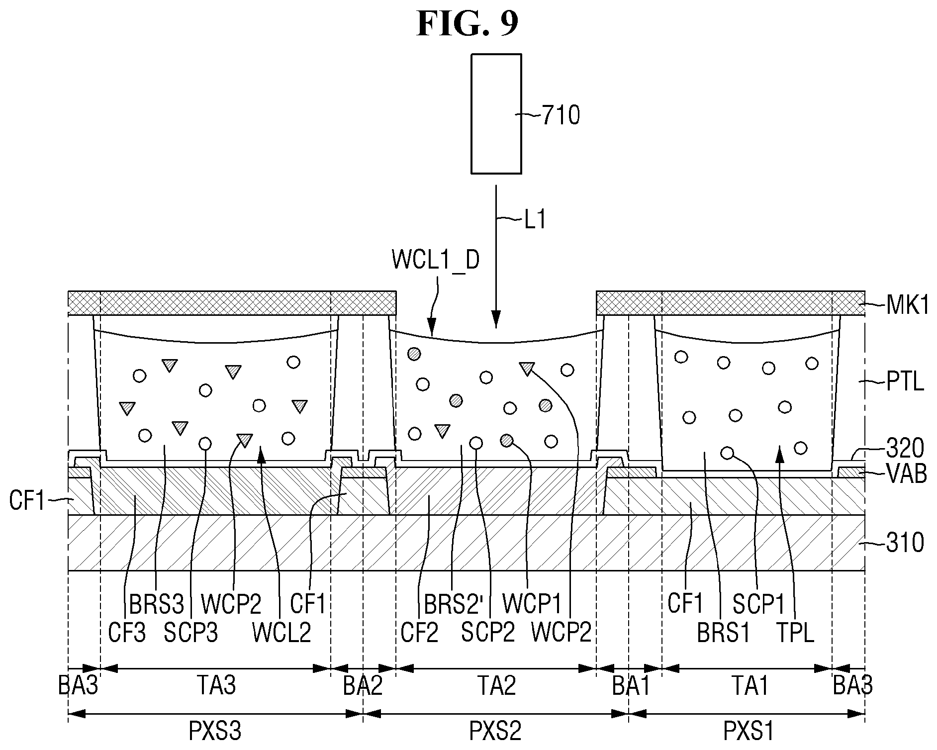 Patent US11777064 Figure 9 – Display device and method of repairing display device