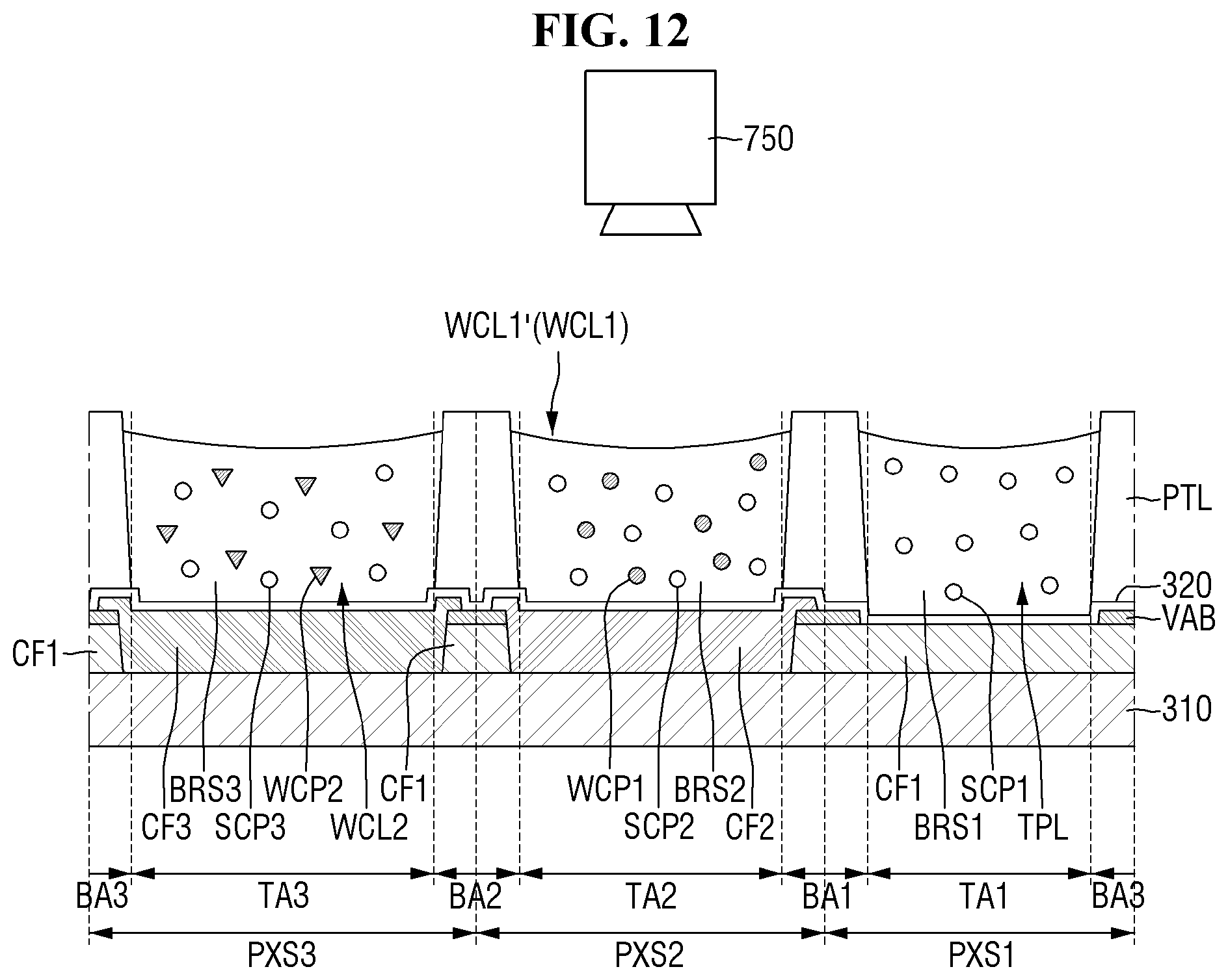 Patent US11777064 Figure 12 – Display device and method of repairing display device