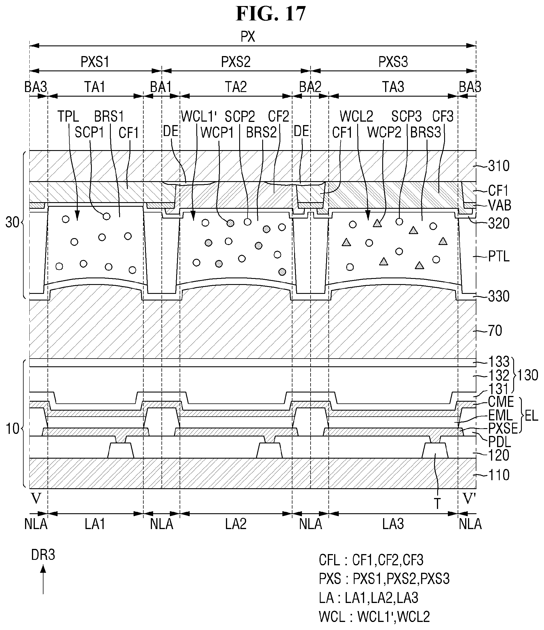 Patent US11777064 Figure 17 – Display device and method of repairing display device