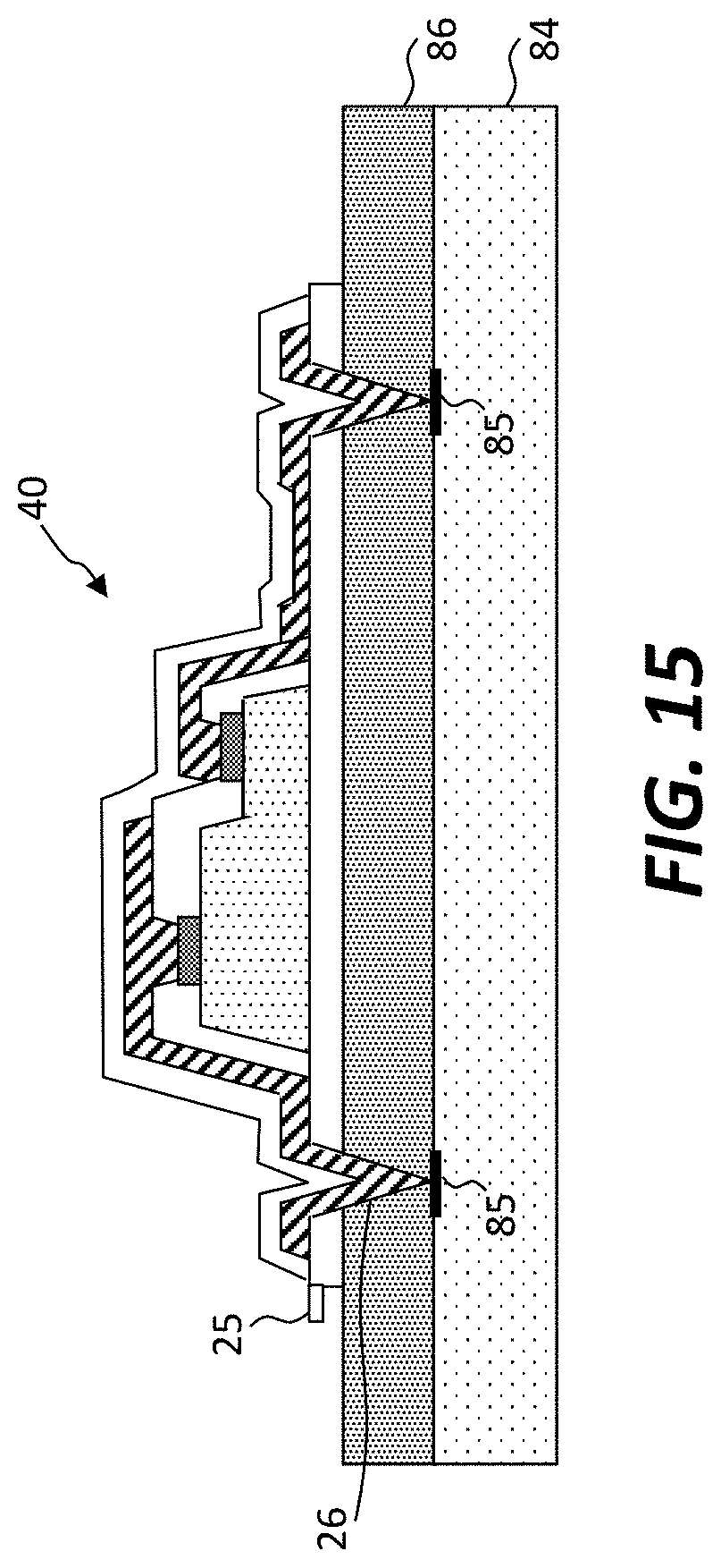 Patent US11777065 Figure 9 – White-light-emitting LED structures