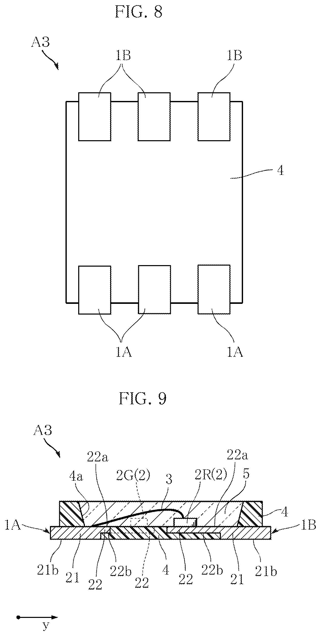 Patent US11777068 Figure 5 – Semiconductor light emitting device and method for manufacturing the same