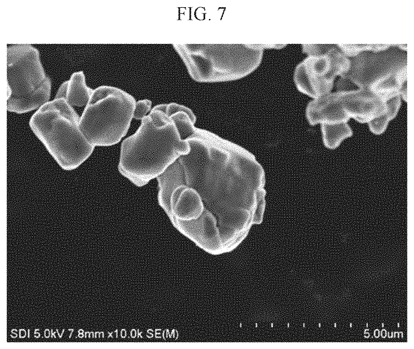 Patent US11777075 Figure 7 – Positive active material for rechargeable lithium battery, preparing method thereof and rechargeable lithium battery comprising positive electrode including positive active material