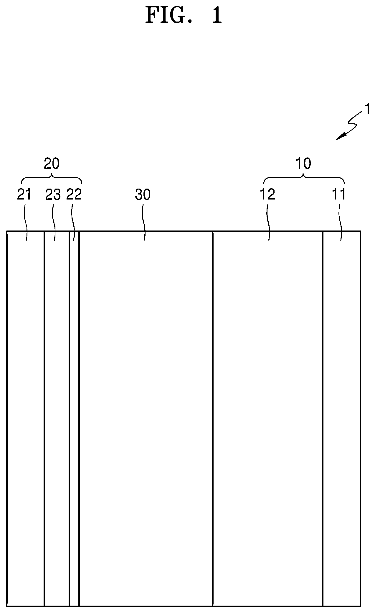 Patent US11777076 Figure 1 – All-solid secondary battery, and method of manufacturing all-solid secondary battery