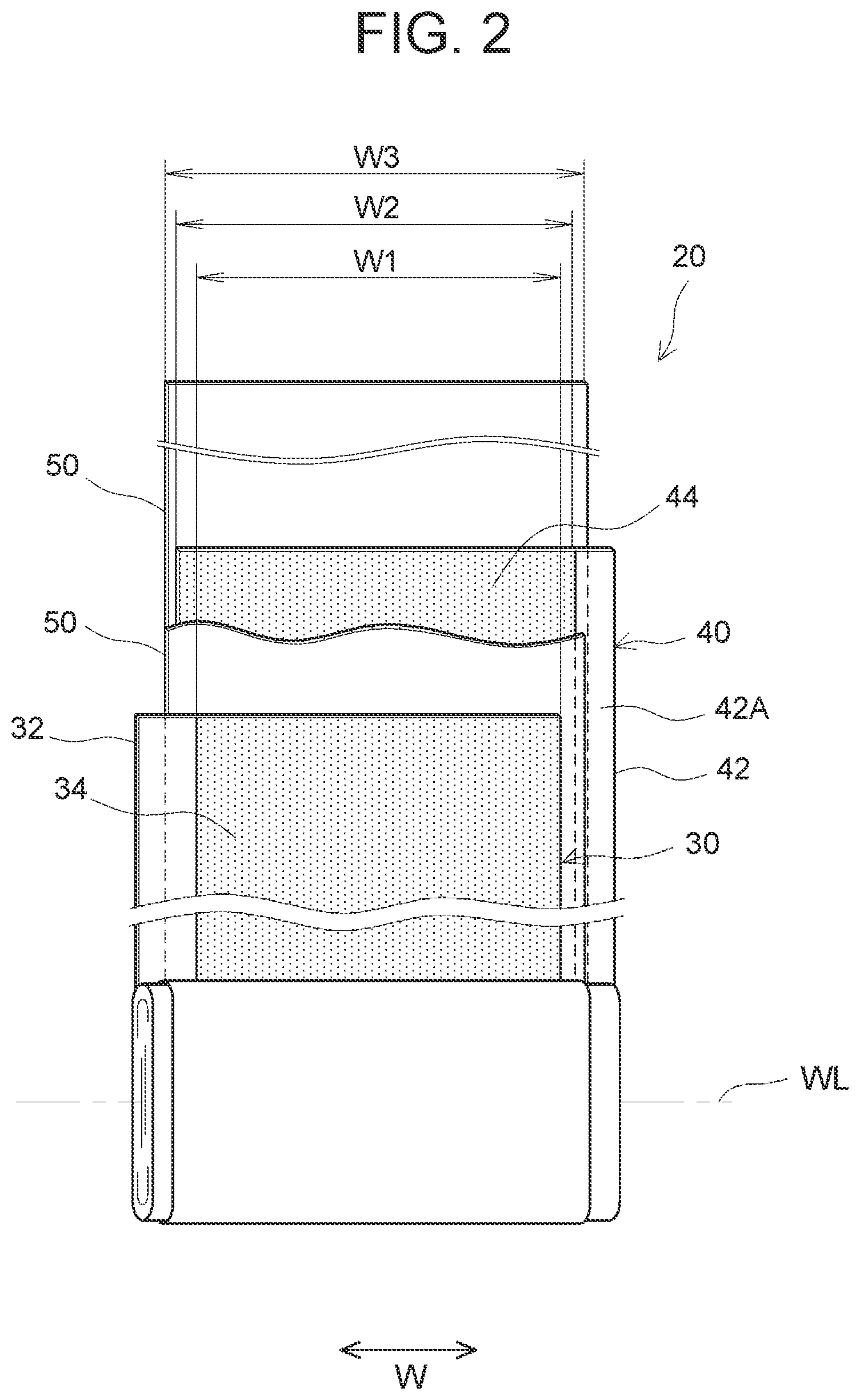 Patent US11777083 Figure 2 – Non-aqueous electrolyte secondary battery and positive electrode active material