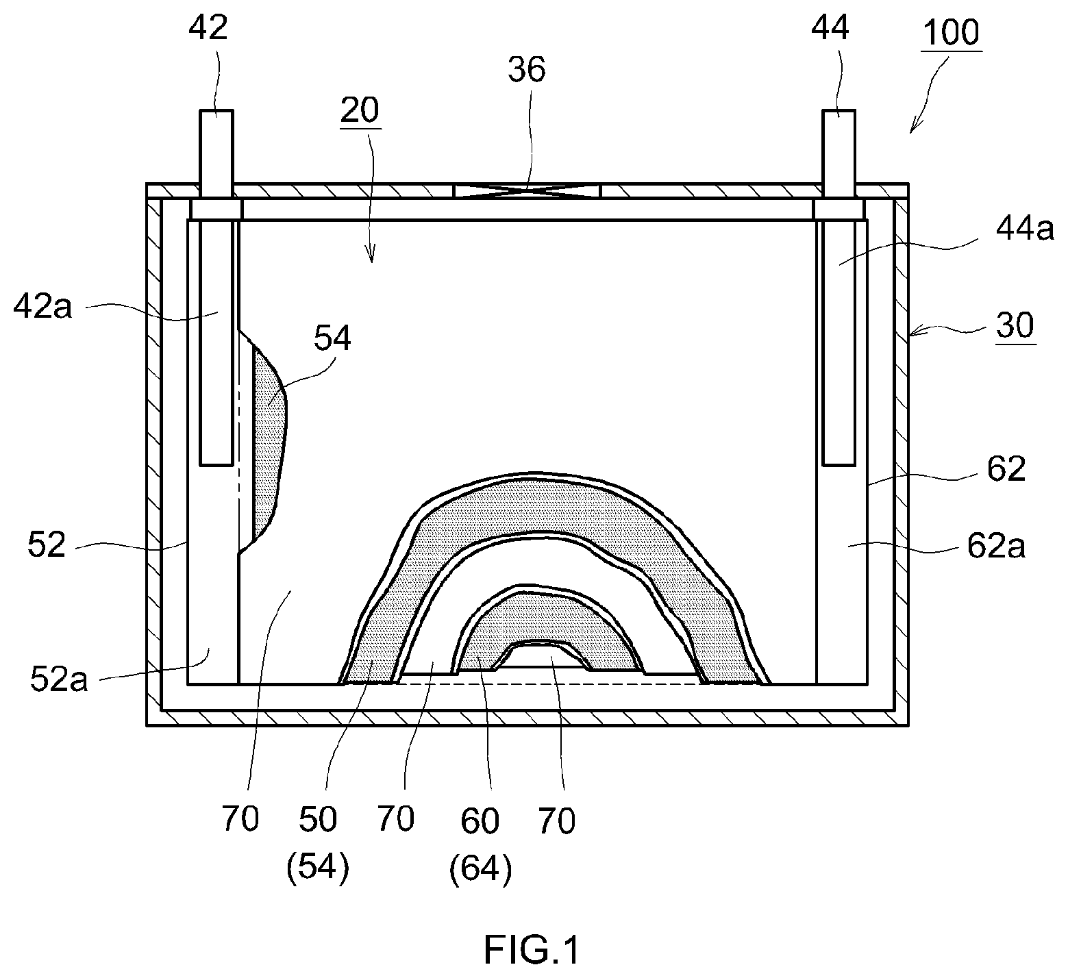 Patent US11777084 Figure 1 – Non-aqueous electrolyte secondary battery including a positive electrode active substance containing a lithium composite oxide porous particle having voids
