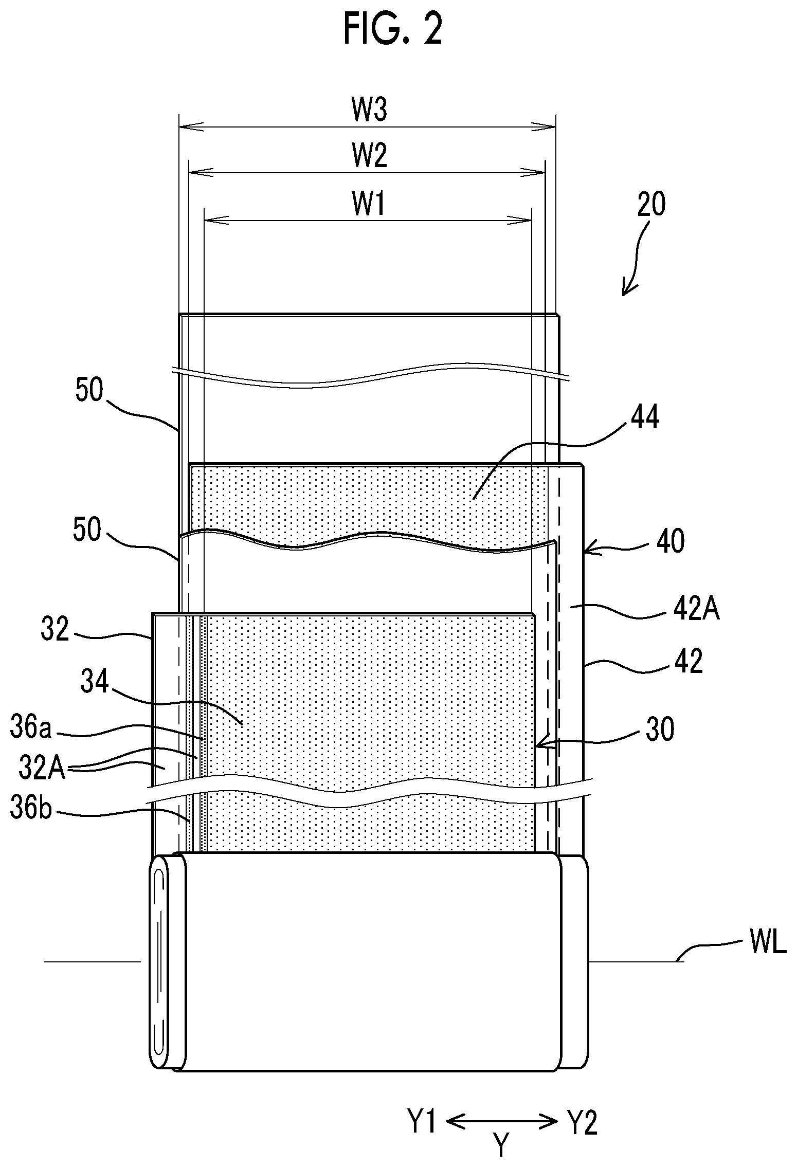 Patent US11777101 Figure 2 – Non-aqueous electrolyte secondary battery