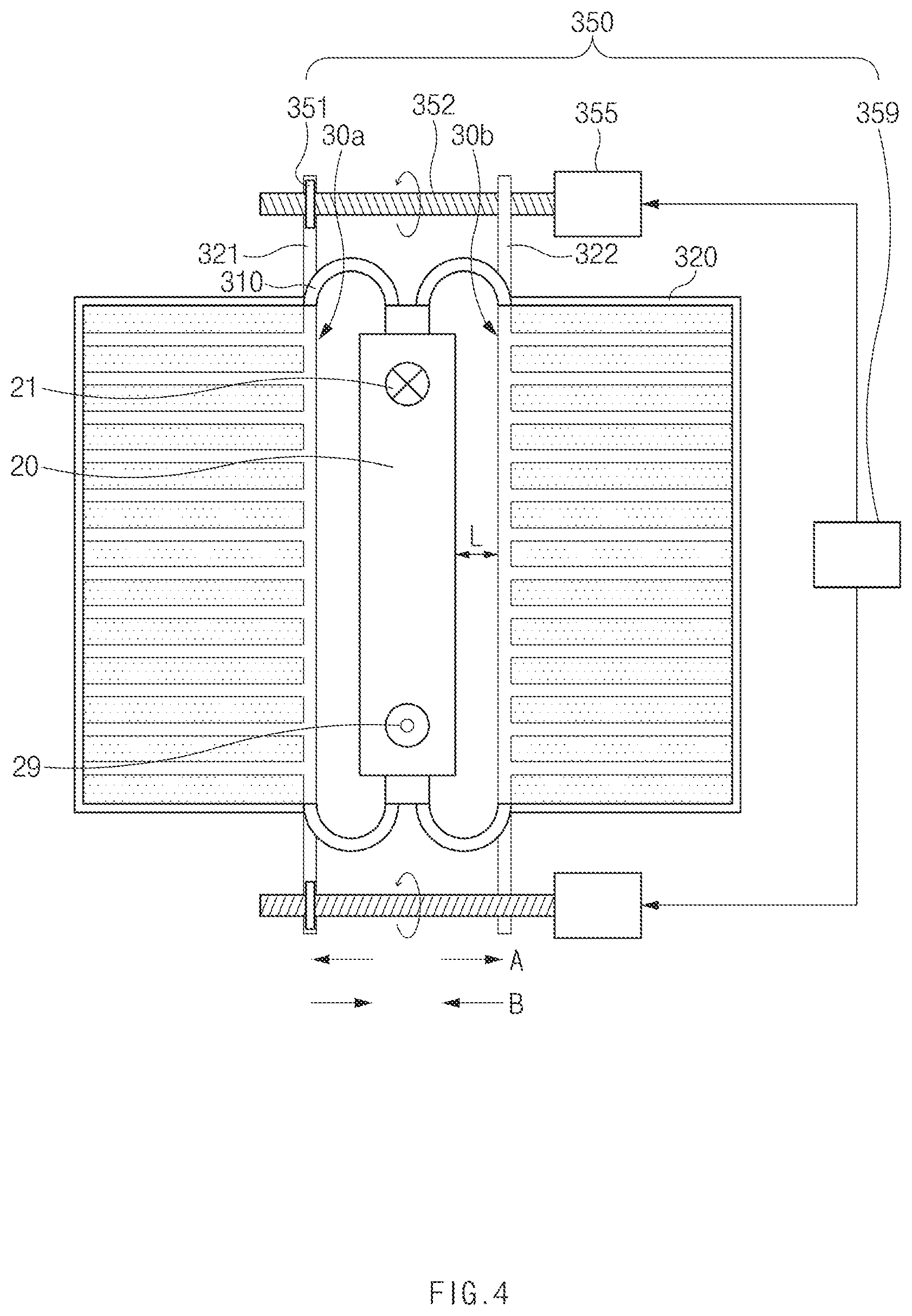 Patent US11777112 Figure 4 – Heat exchange apparatus for cooling water of fuel cell and fuel cell system including the same