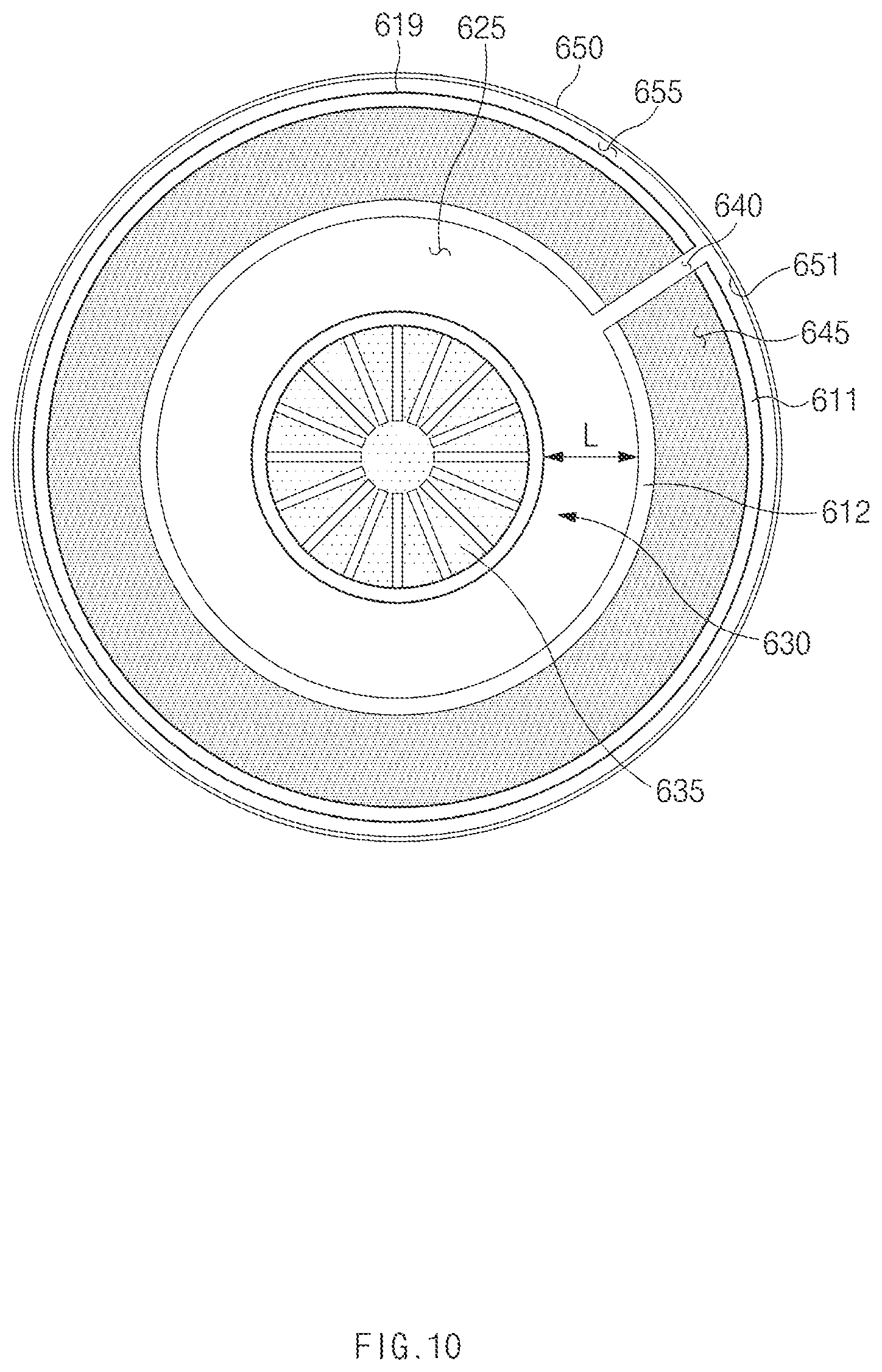 Patent US11777112 Figure 10 – Heat exchange apparatus for cooling water of fuel cell and fuel cell system including the same