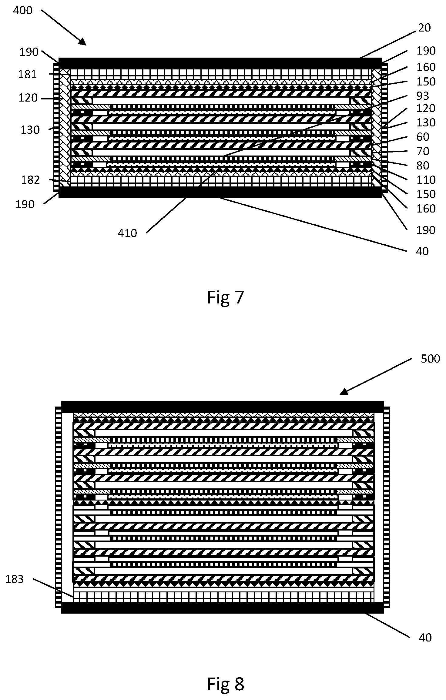 Patent US11777129 Figure 4 – Fuel cell stack assembly