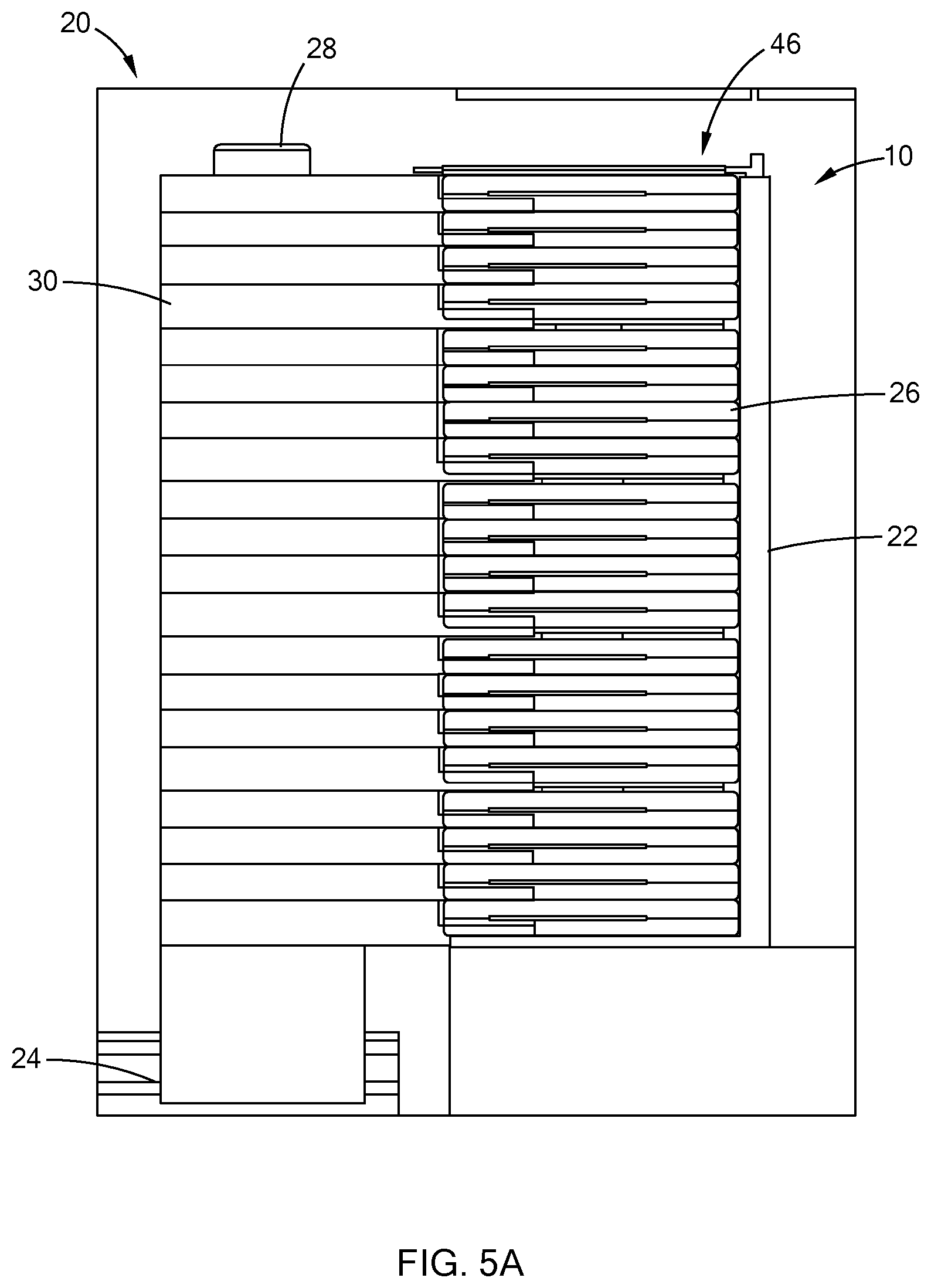 Patent US11777131 Figure 8 – Modular stacking tool and method for a battery
