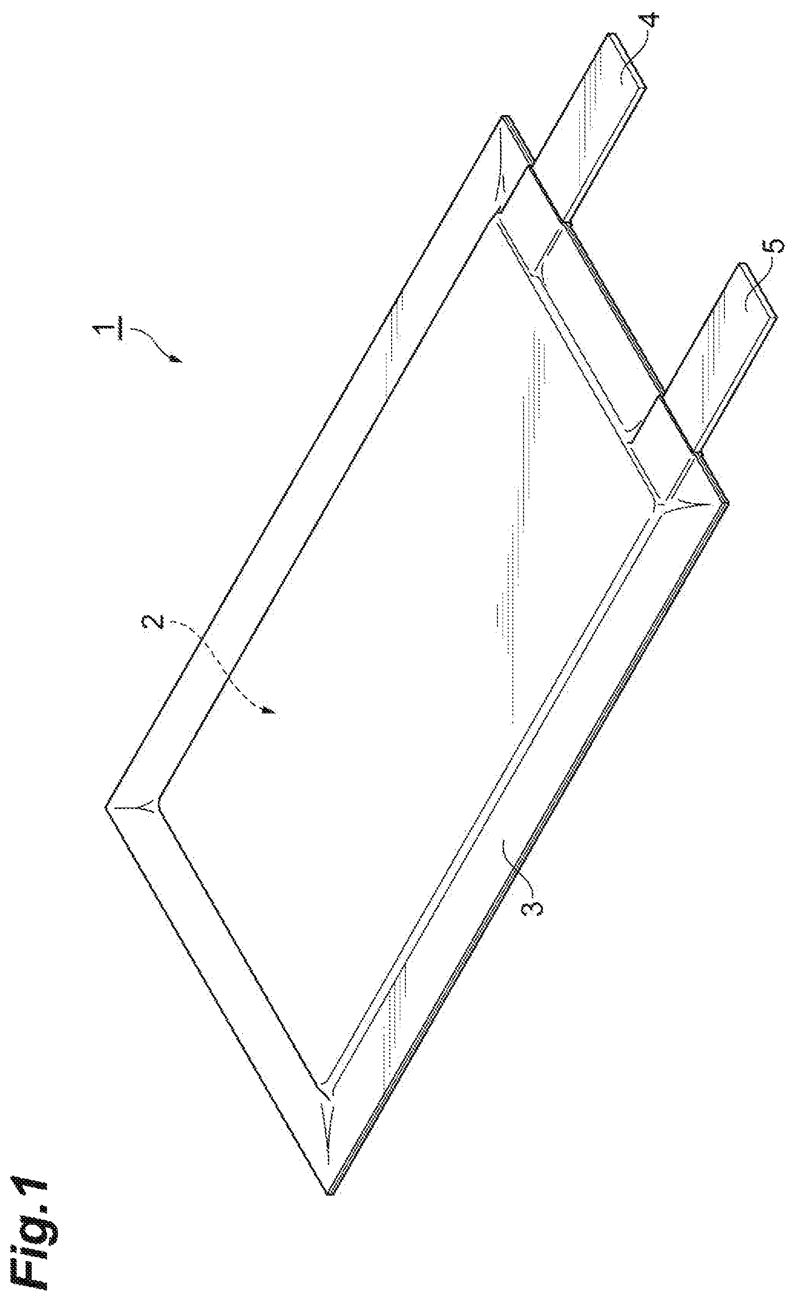 Patent US11777137 Figure 1 – Member for electrochemical devices, and electrochemical device