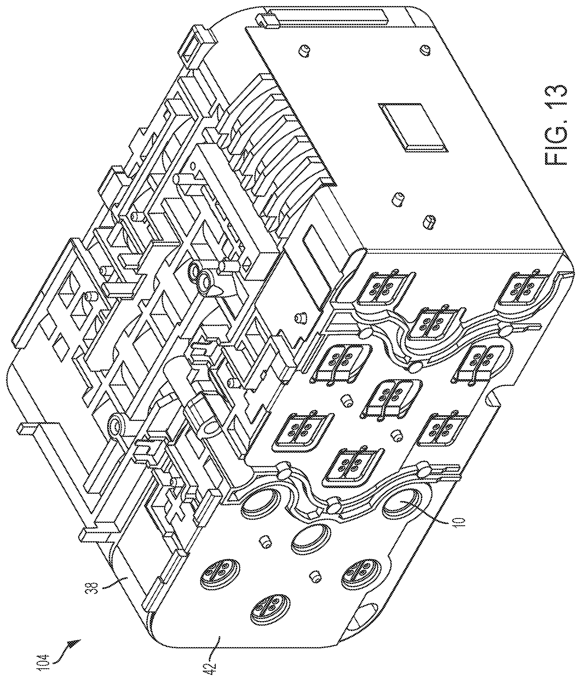 Patent US11777151 Figure 15 – Arrangements for inhibiting intrusion into battery pack electrical components