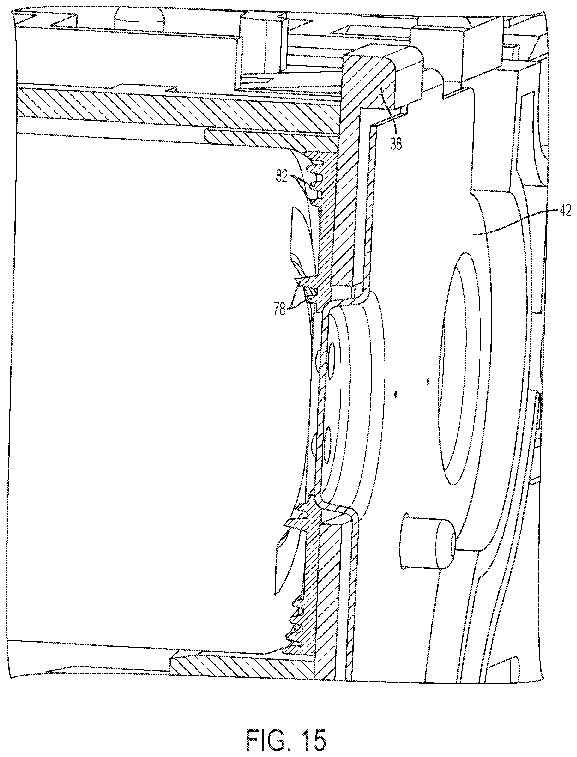 Patent US11777151 Figure 17 – Arrangements for inhibiting intrusion into battery pack electrical components