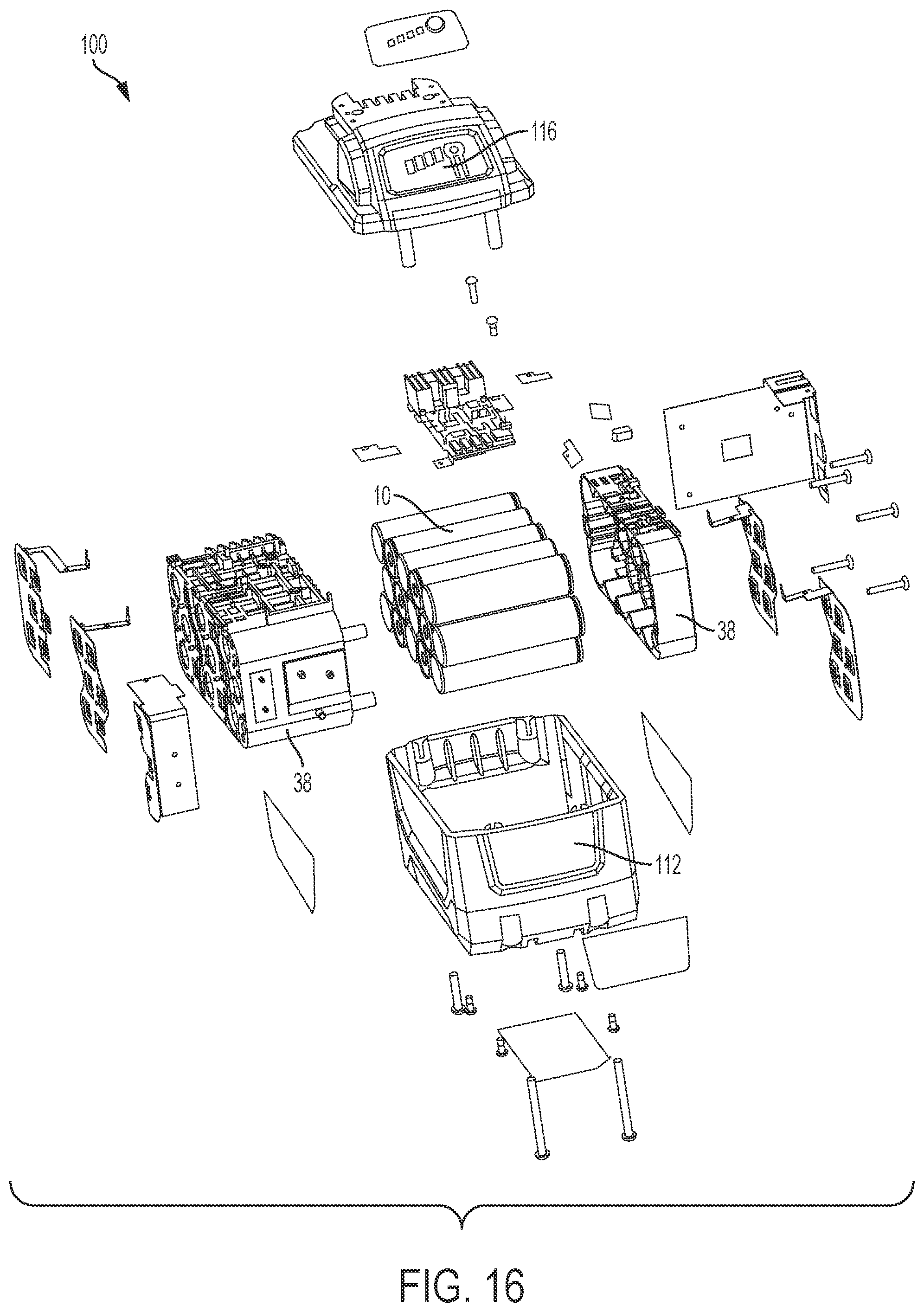 Patent US11777151 Figure 18 – Arrangements for inhibiting intrusion into battery pack electrical components