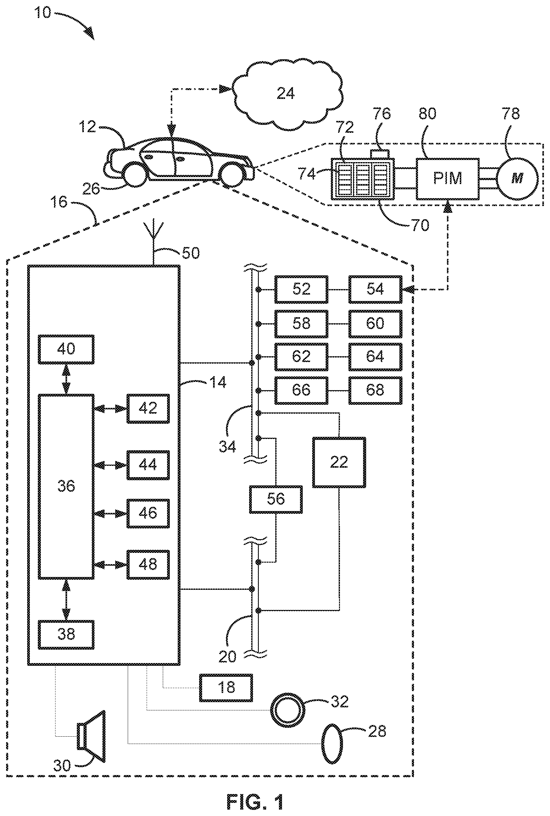 Patent US11777152 Figure 1 – Distributed feedback control systems and logic for battery management system (BMS) operation
