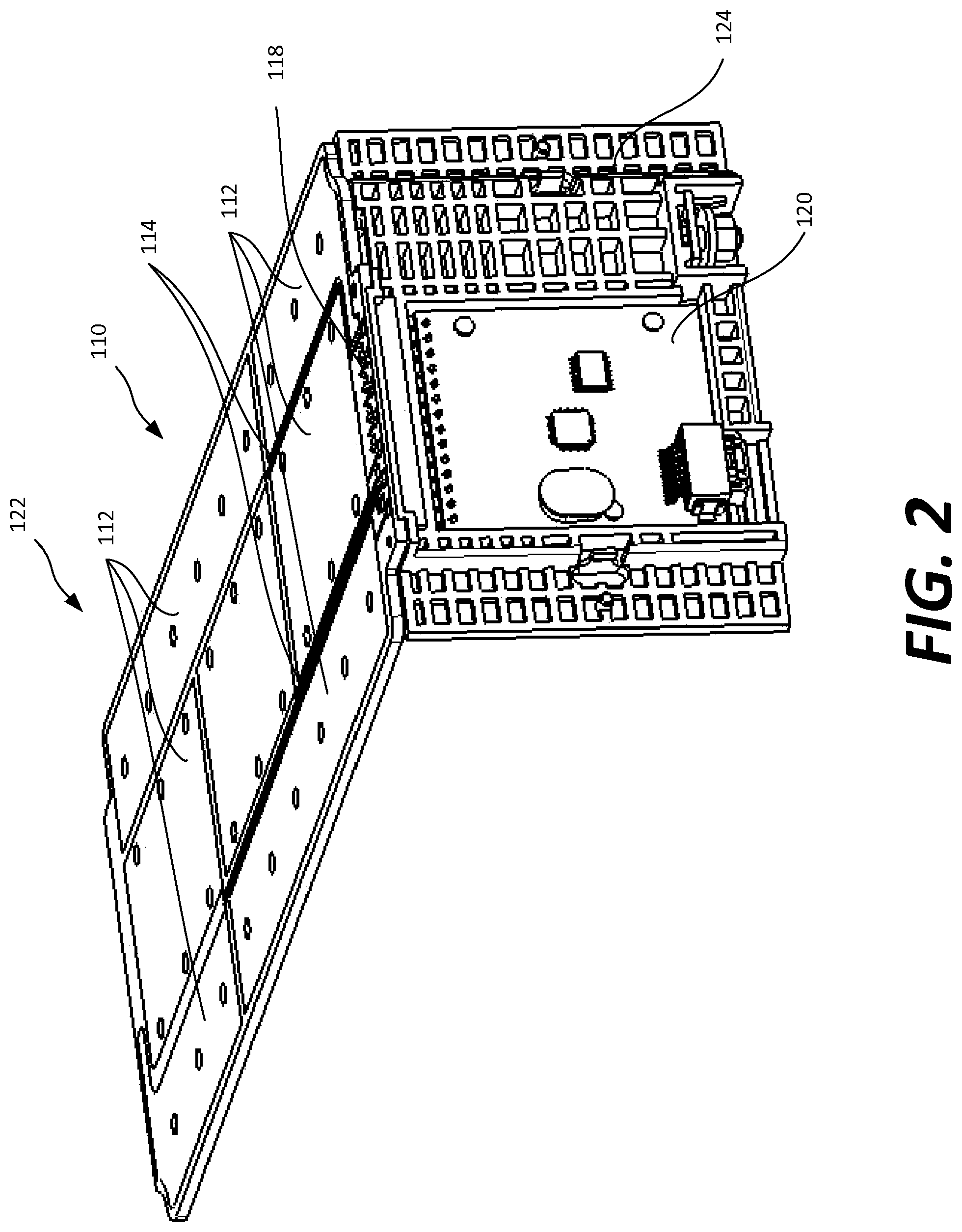 Patent US11777153 Figure 2 – Thermal and electrical management of battery packs