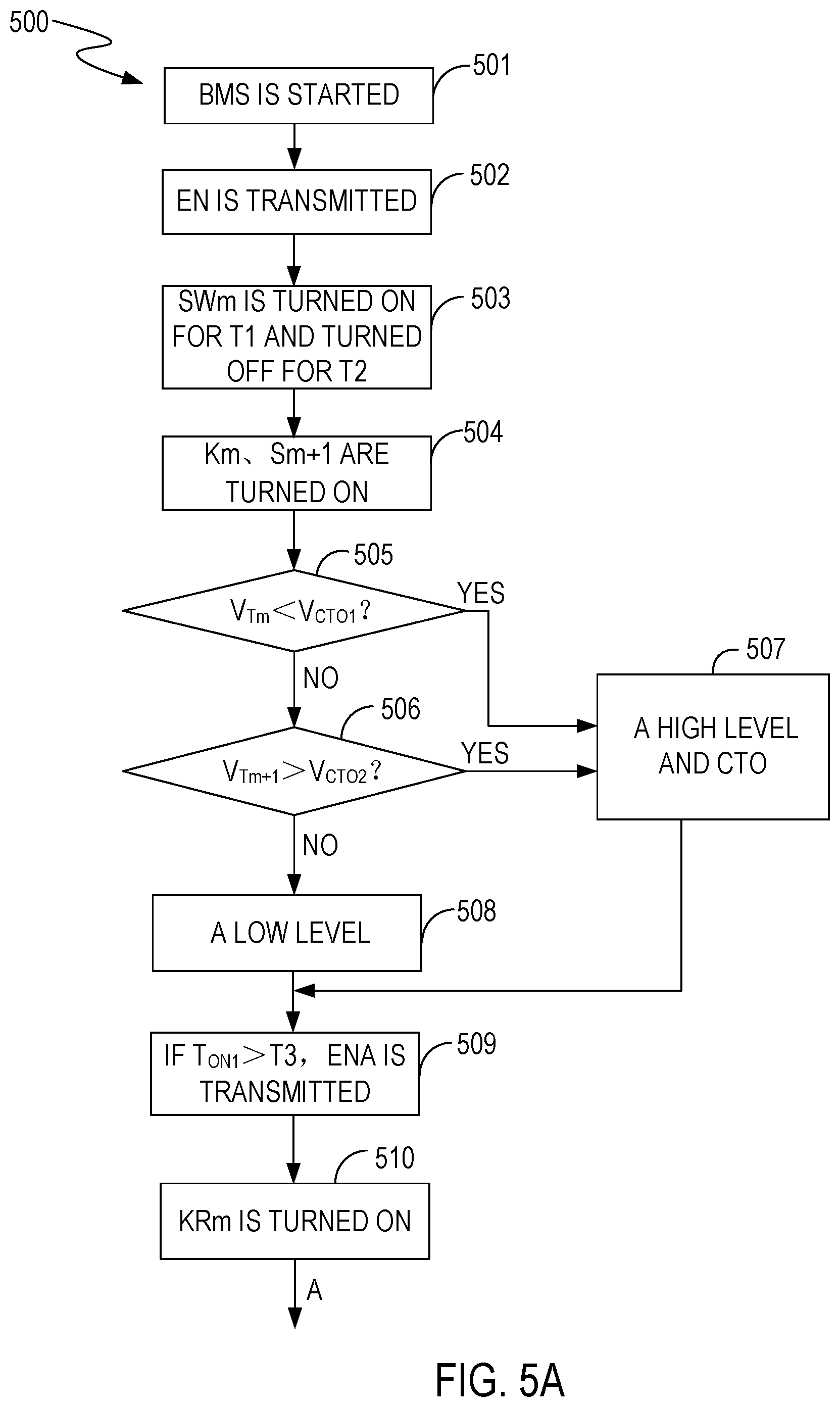 Patent US11777154 Figure 5 – Battery management systems and methods, and open cell detection systems