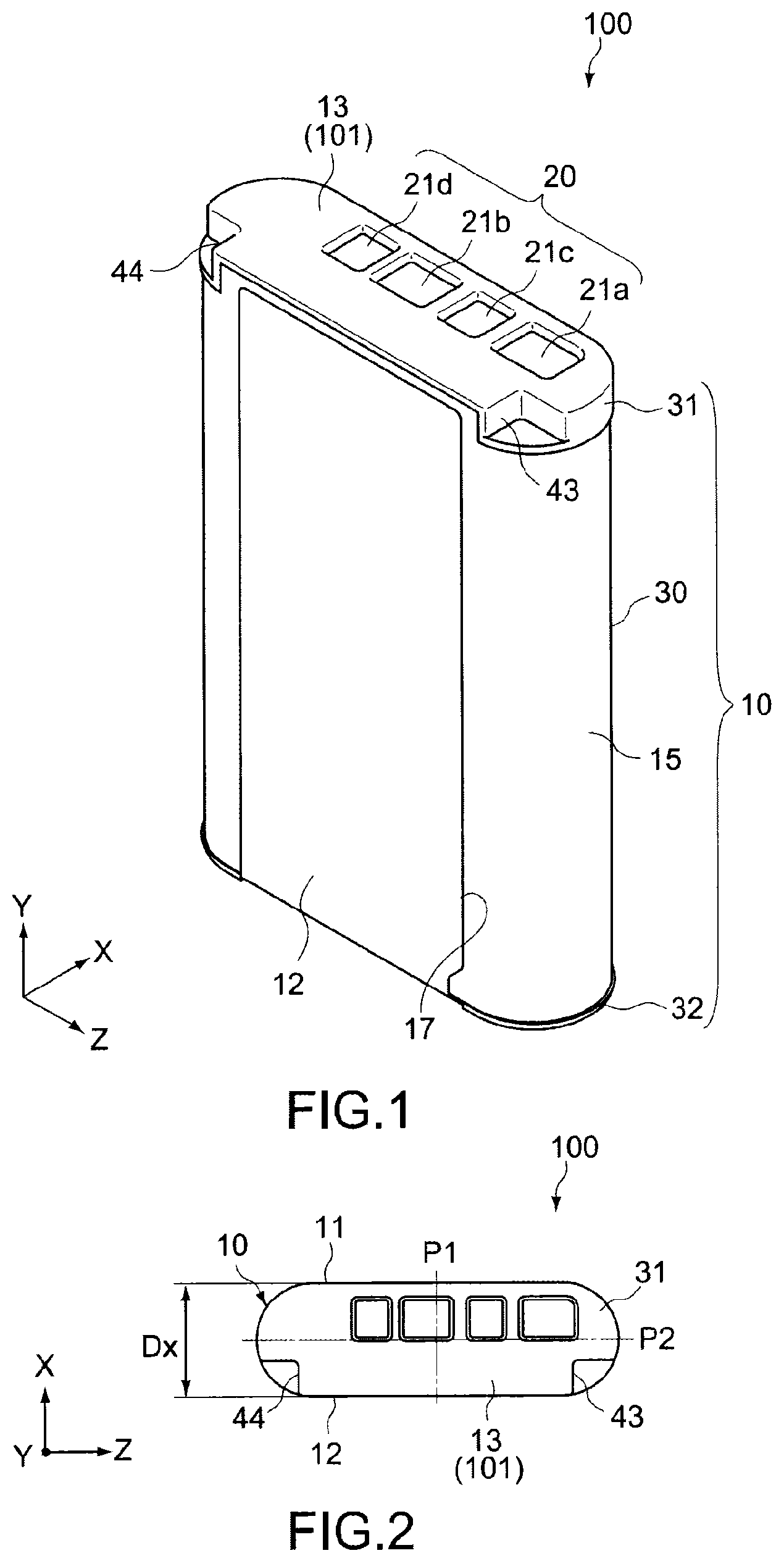 Patent US11777155 Figure 1 – Battery pack