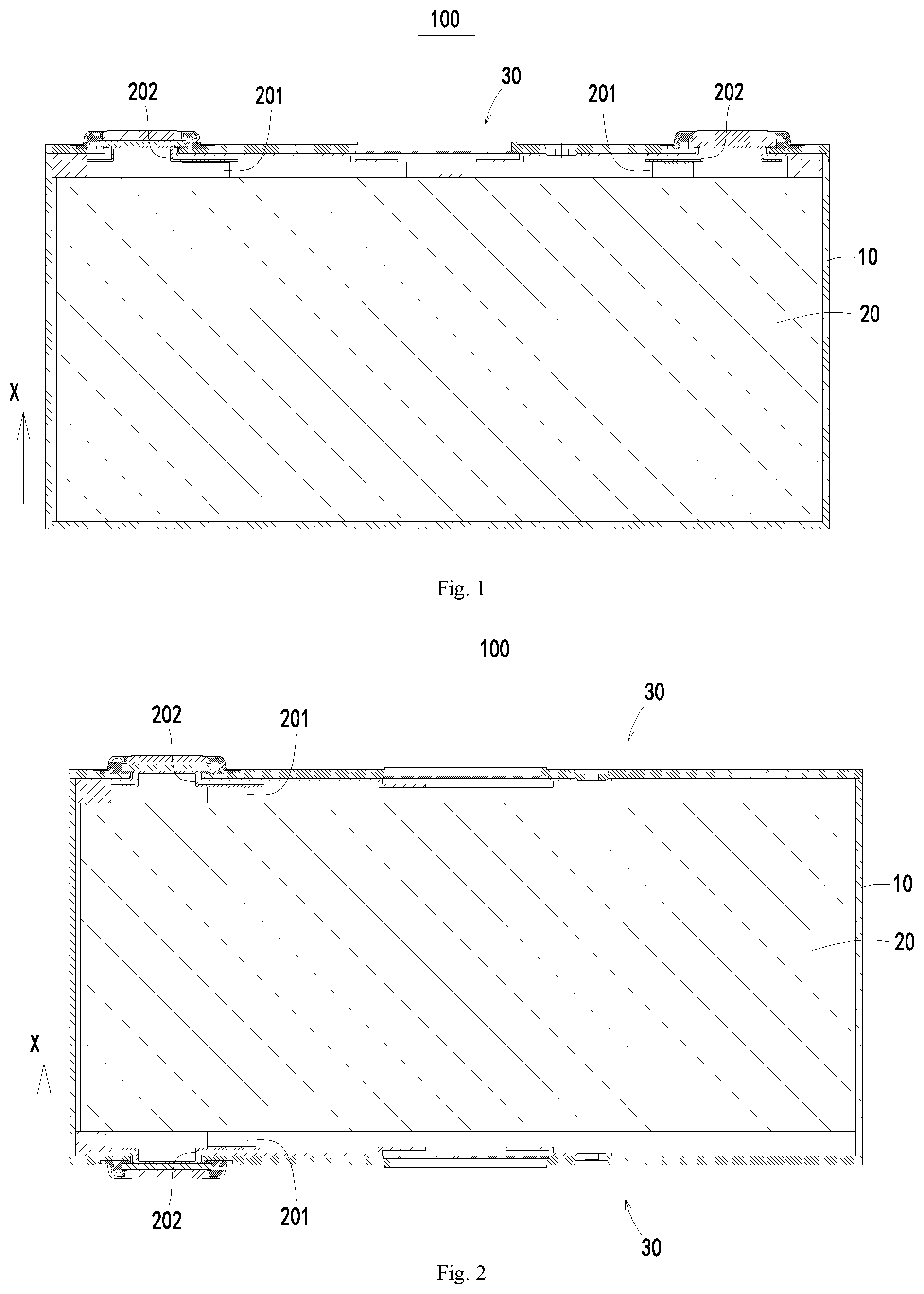 Patent US11777162 Figure 1 – Cap assembly and secondary battery