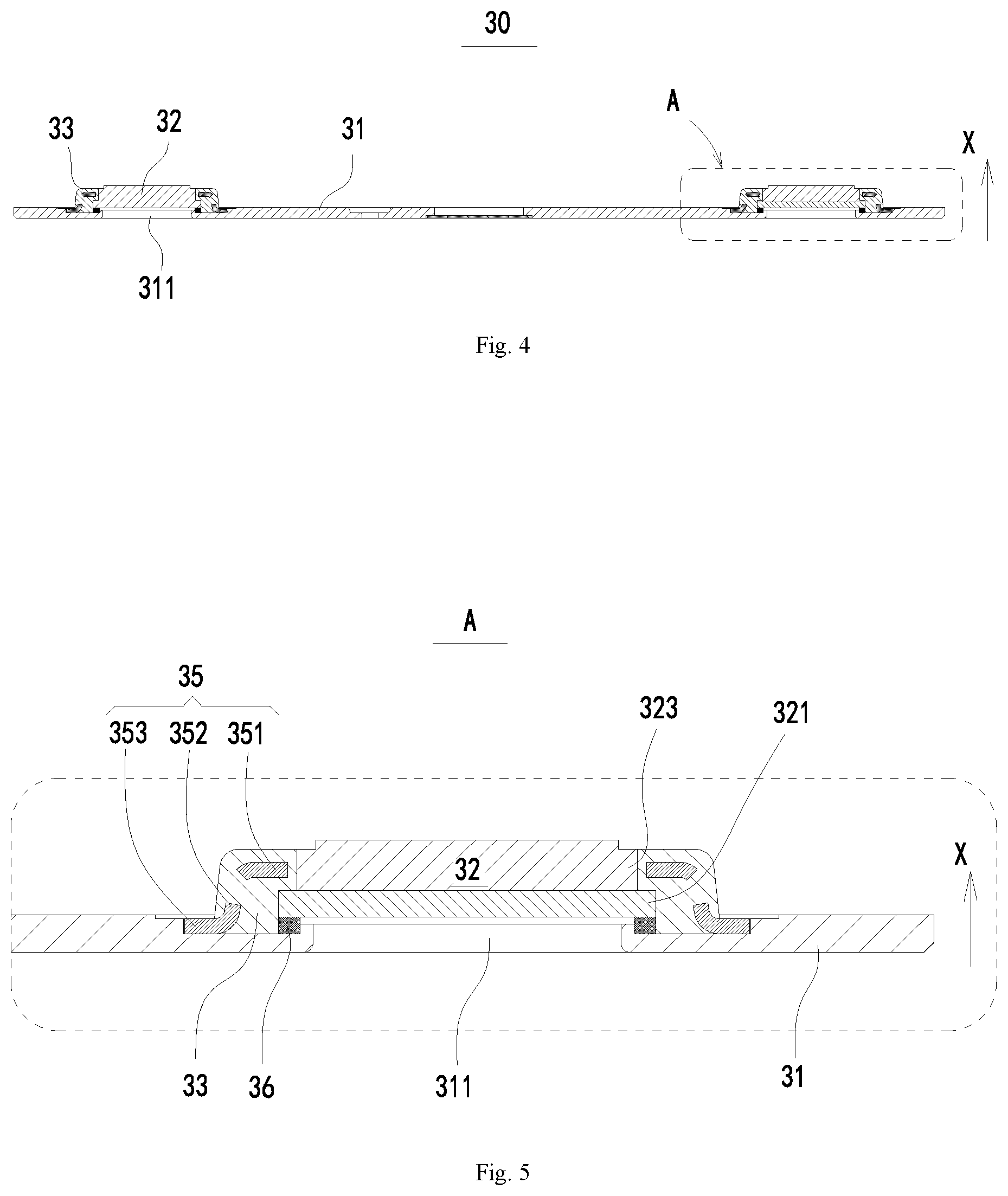Patent US11777162 Figure 3 – Cap assembly and secondary battery