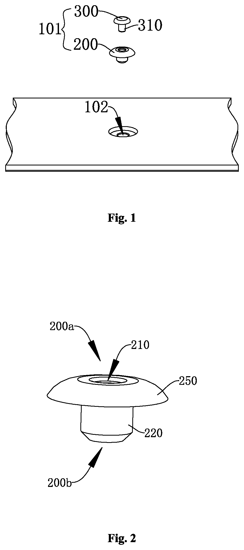 Patent US11777164 Figure 1 – Cover plate assembly, battery, electricity-consuming apparatus and method for sealing through hole