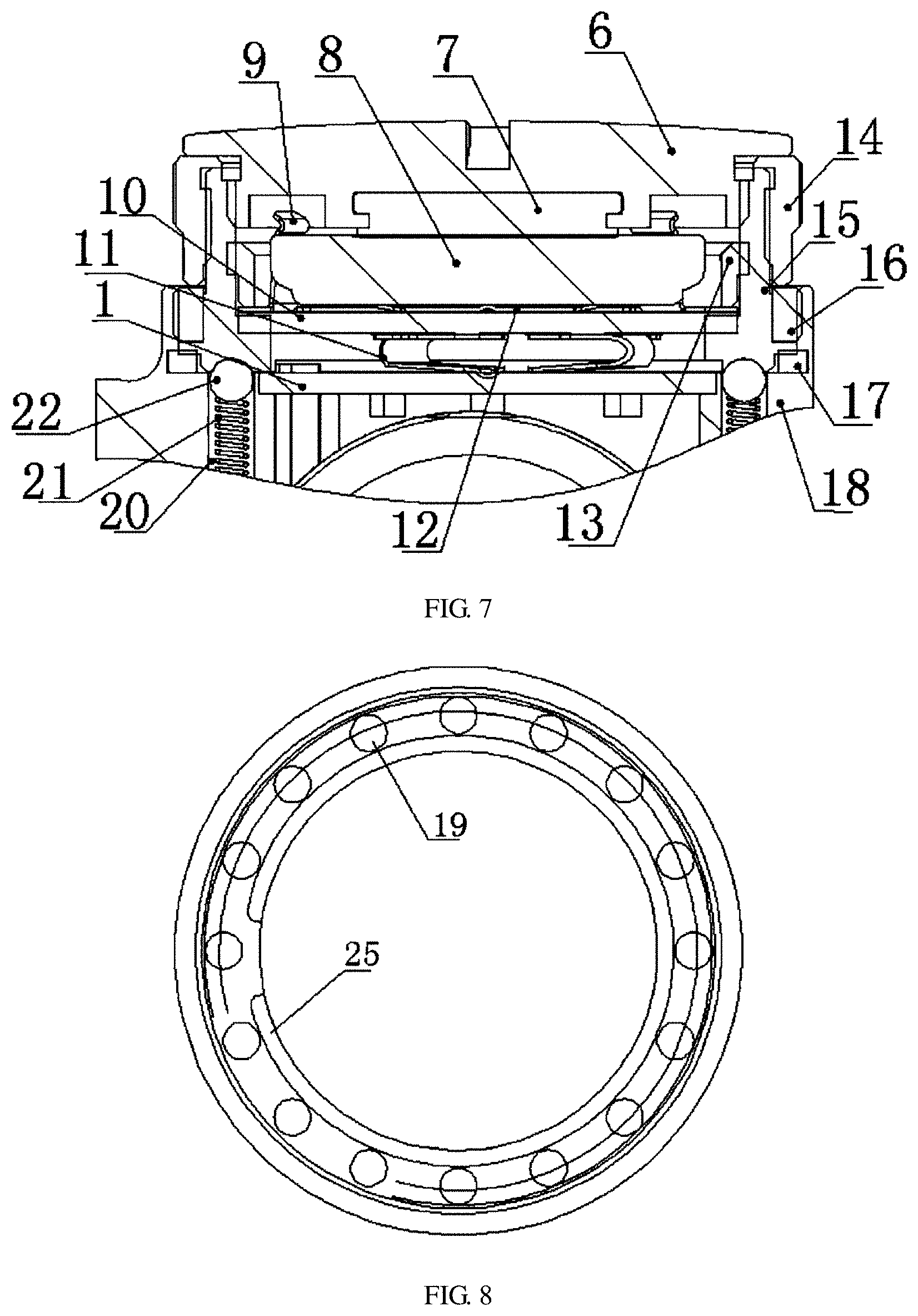 Patent US11777166 Figure 4 – Multi-gear brightness adjustment circuit board, multi-gear battery holder structure, and multi-gear brightness adjustment assembly
