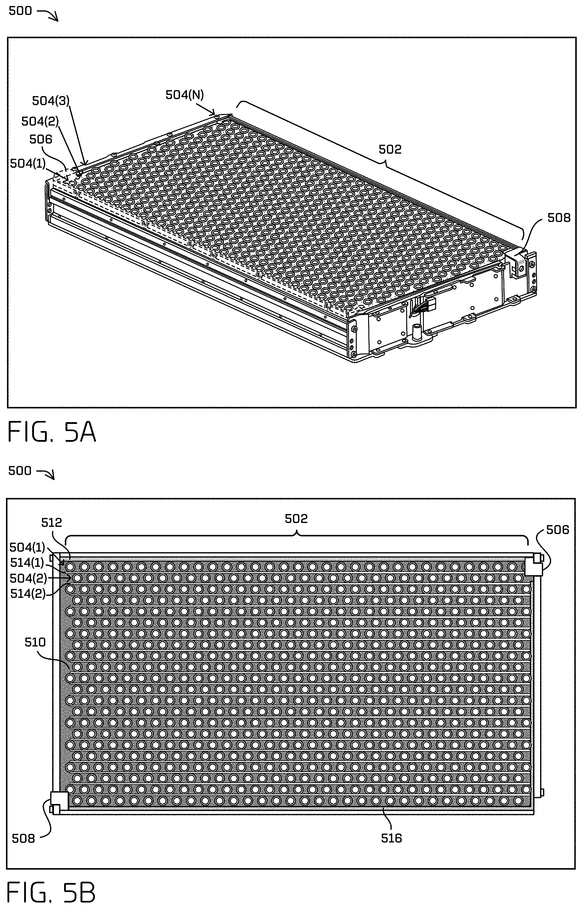 Patent US11777167 Figure 5 – Electrical system with thermal protection