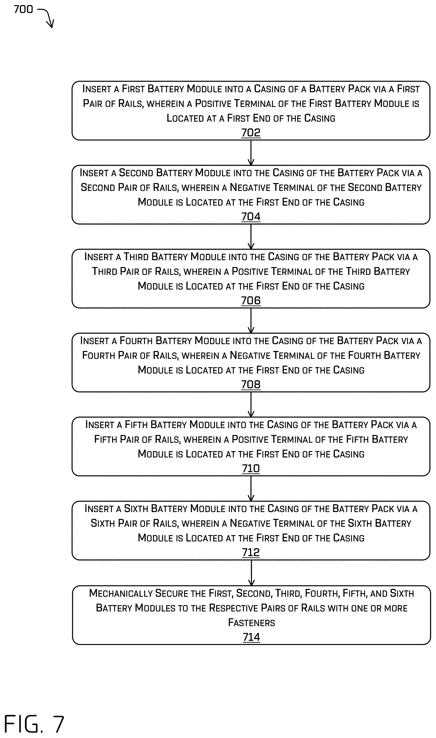 Patent US11777167 Figure 7 – Electrical system with thermal protection